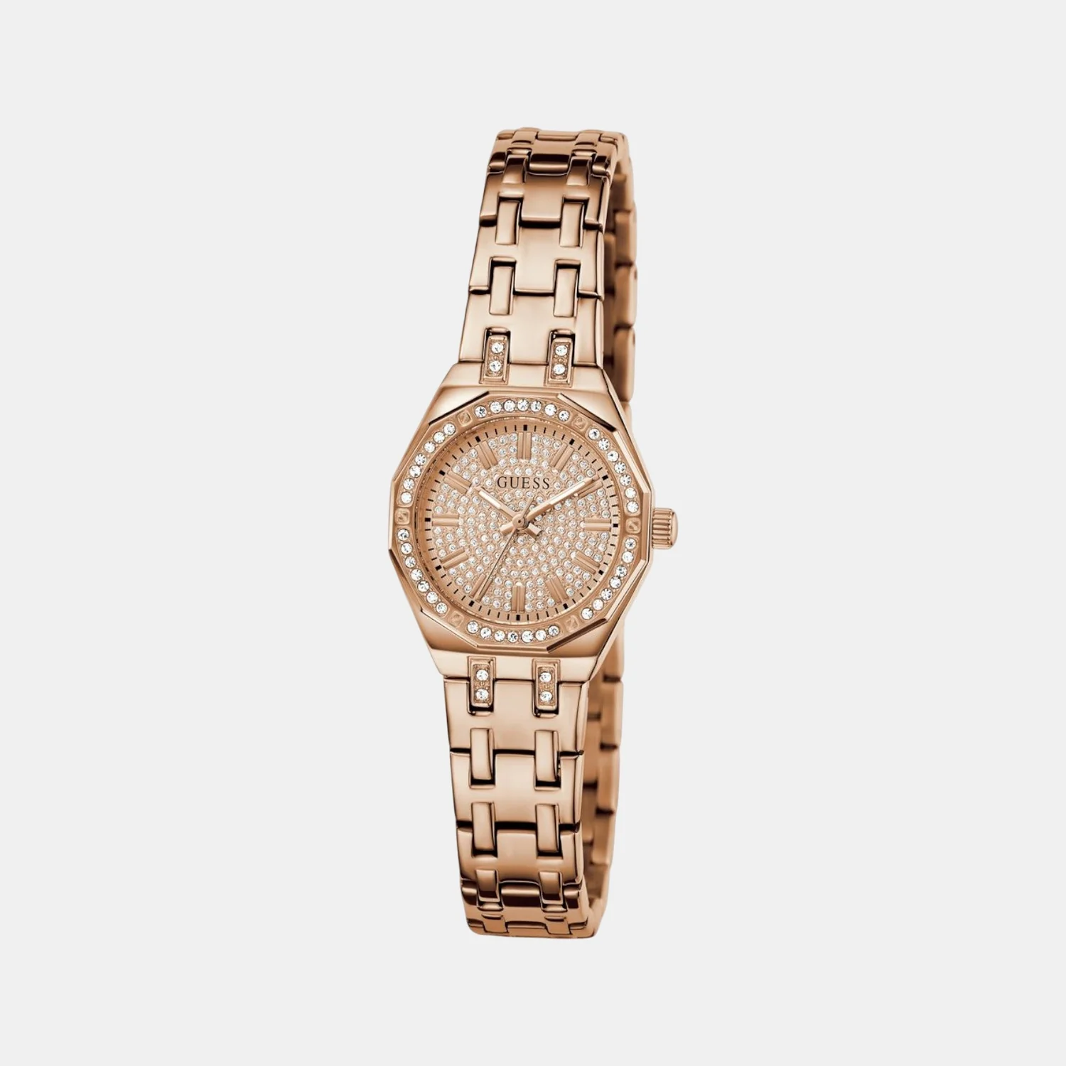 Pixie Women Quartz Rose Gold Dial Analog Recycled Steel Watch GW0931L4 - Image 3