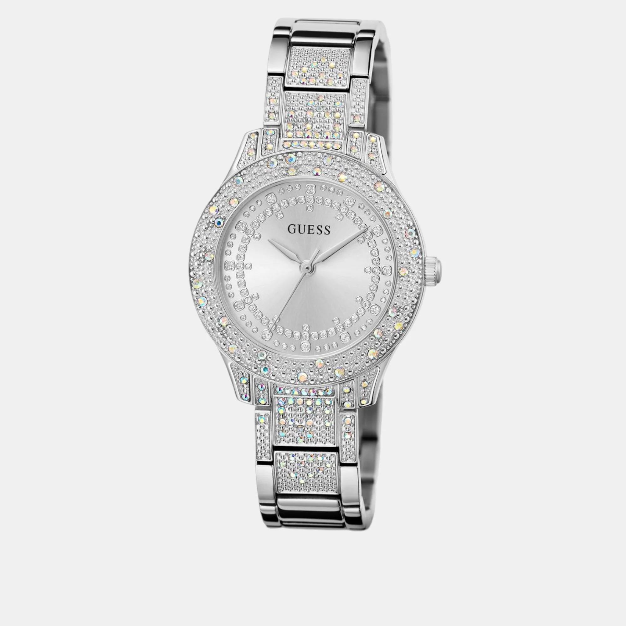 Shooting Star Women Quartz Silver Dial Analog Stainless Steel Watch GW0746L1 - Image 2