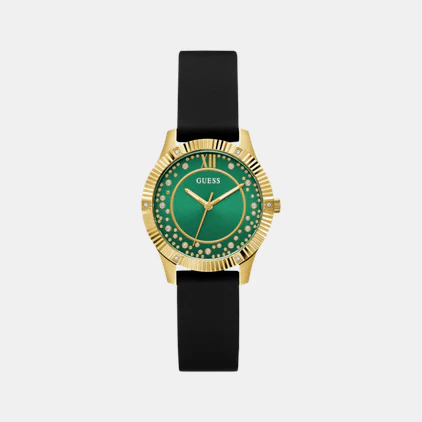 Starstruck Women Quartz Green Dial Analog Silicone Watch GW0766L3 - Image 2