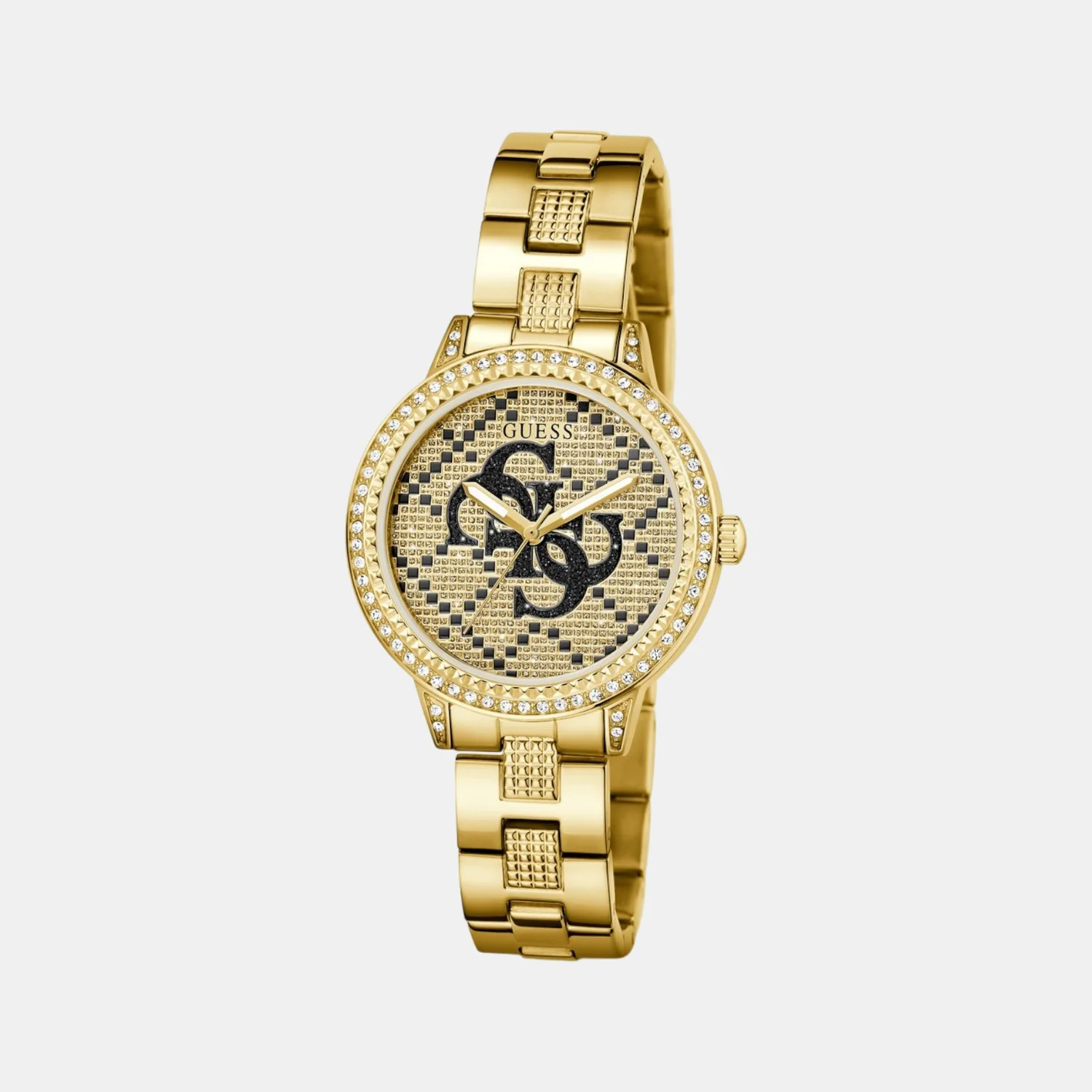 Trend Women Quartz Champagne Dial Analog Stainless Steel Watch GW0944L2 - Image 2