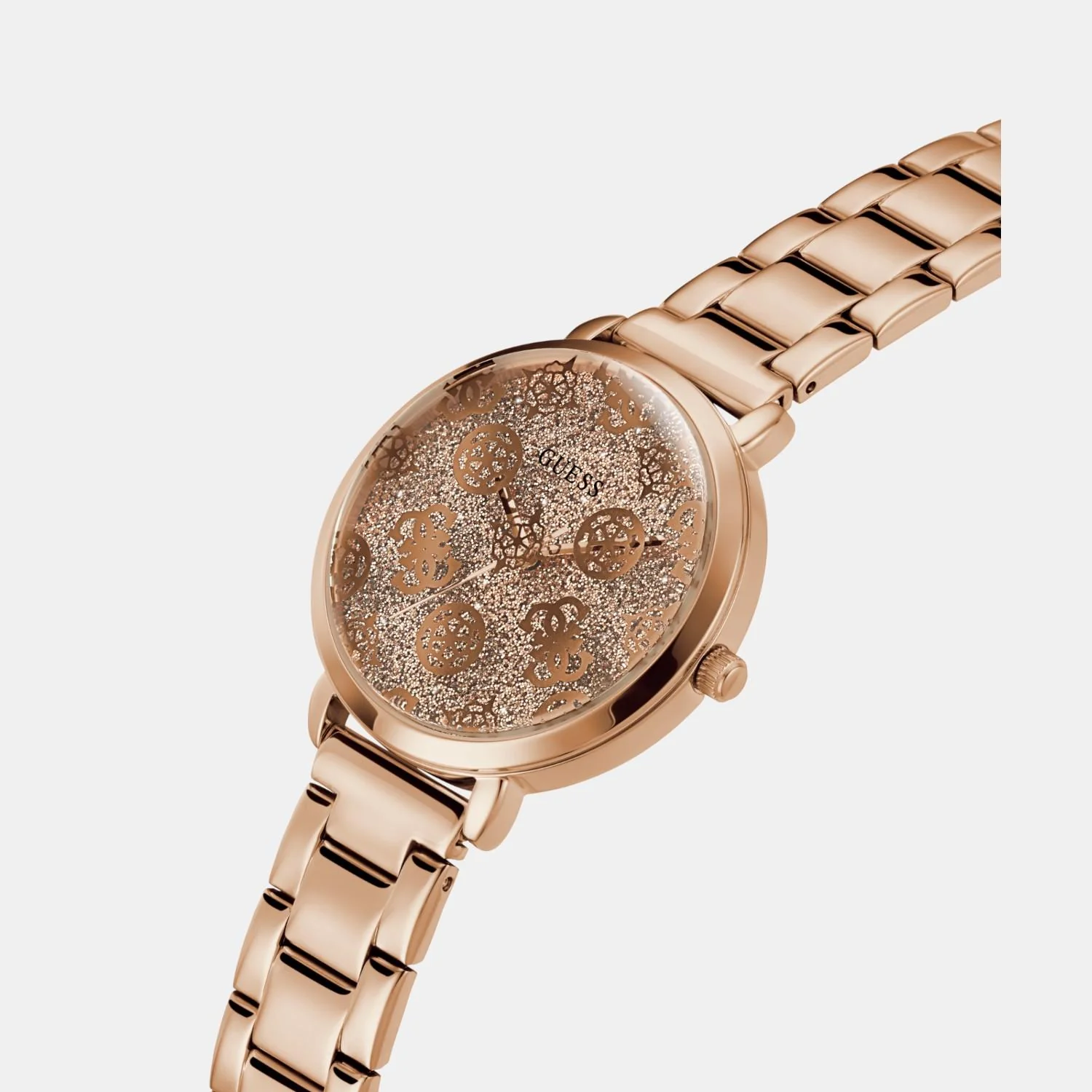 Trend Women Quartz Rose Gold Dial Analog Stainless Steel Watch GW0670L4 - Image 4