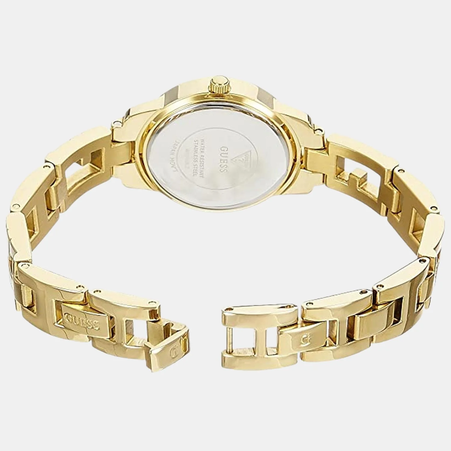 Women Quartz Gold Dial Analog Stainless Steel Watch W0568L2 - Image 2