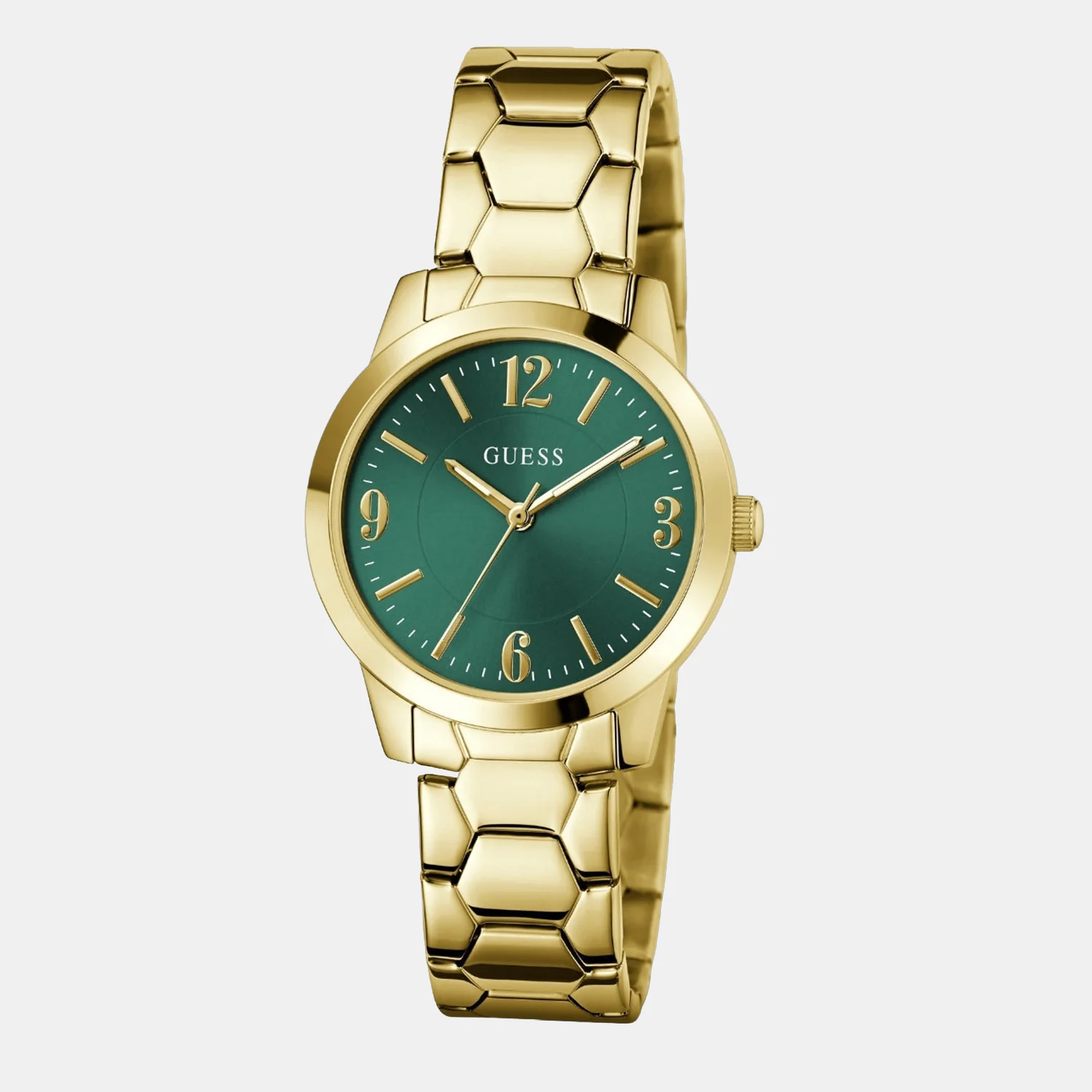 Women Quartz Green Dial Analog Watch GW1028L2 - Image 3