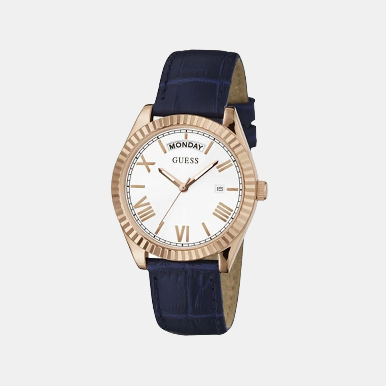 Women Quartz White Dial Analog Leather Watch GW0357L3 - Image 5