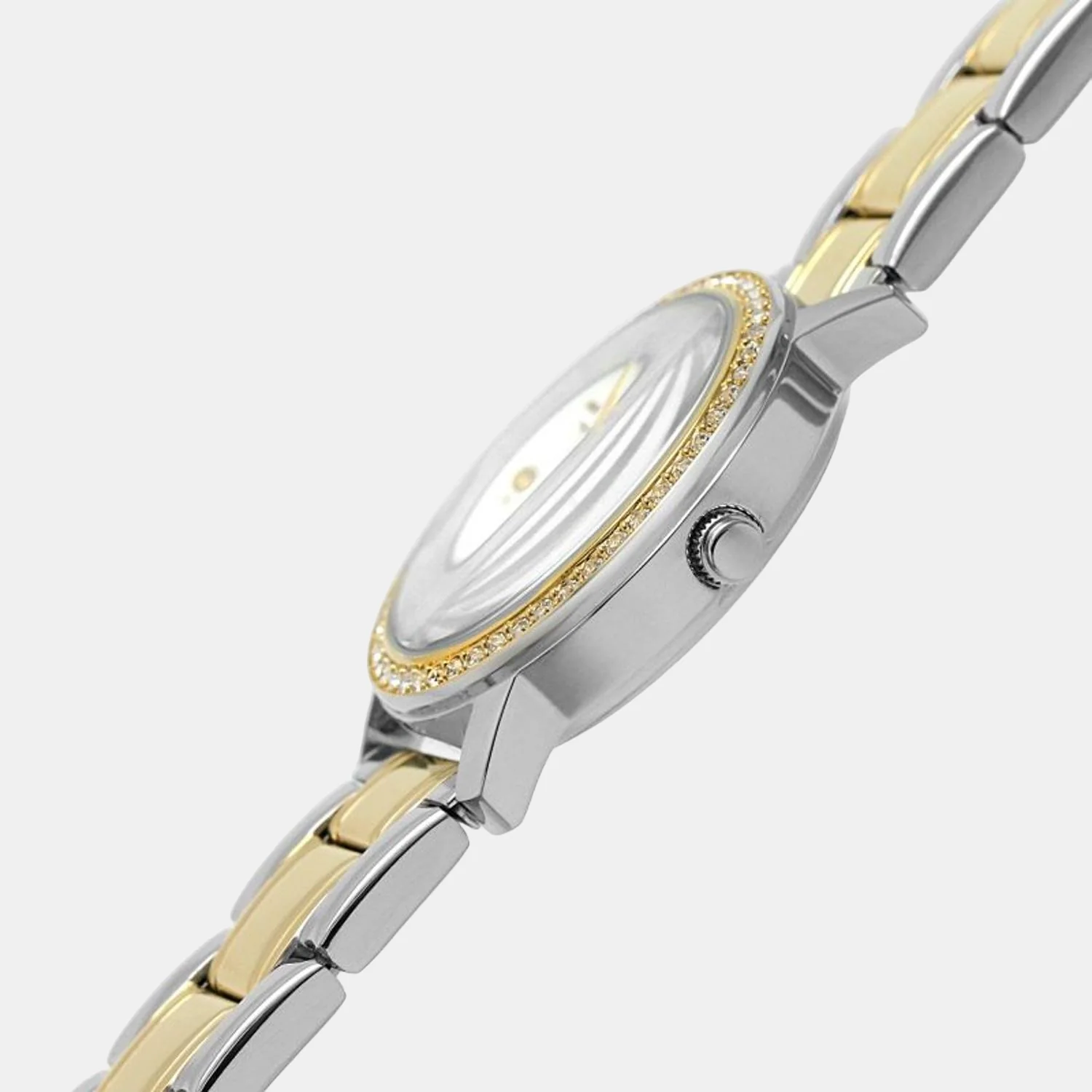 Women Quartz White Dial Analog Stainless Steel Watch GW0468L4 - Image 8