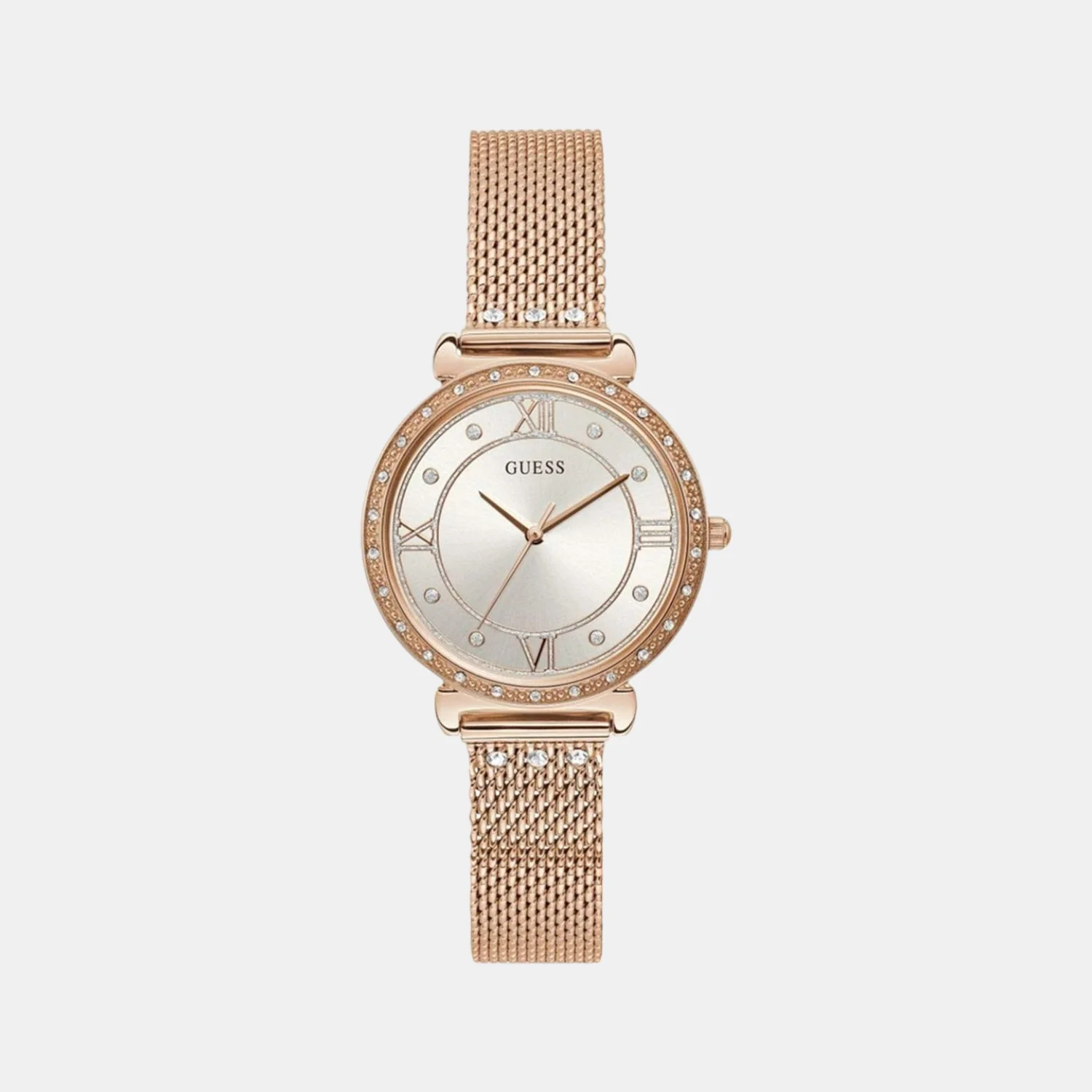 Women Quartz White Dial Analog Stainless Steel Watch W1289L3