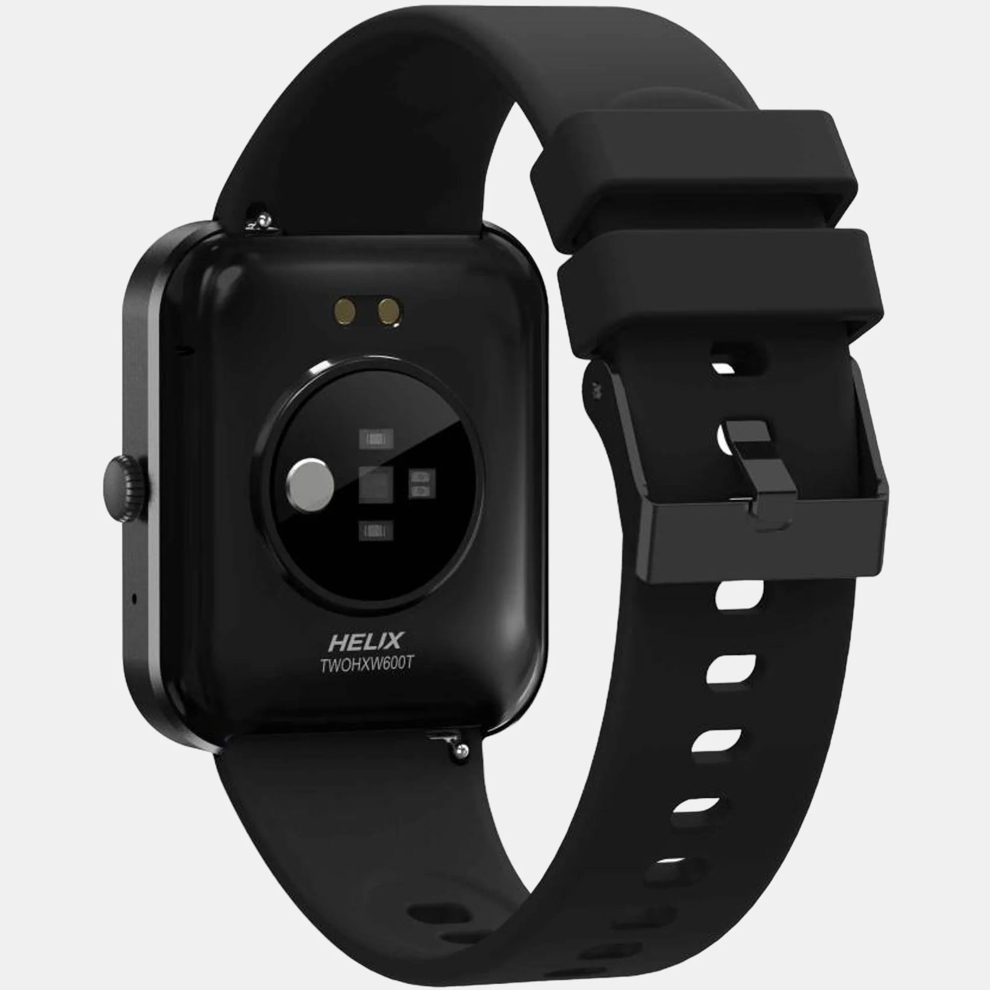 Men Automatic Black Dial Digital Silicone Watch TW0HXW600T - Image 3