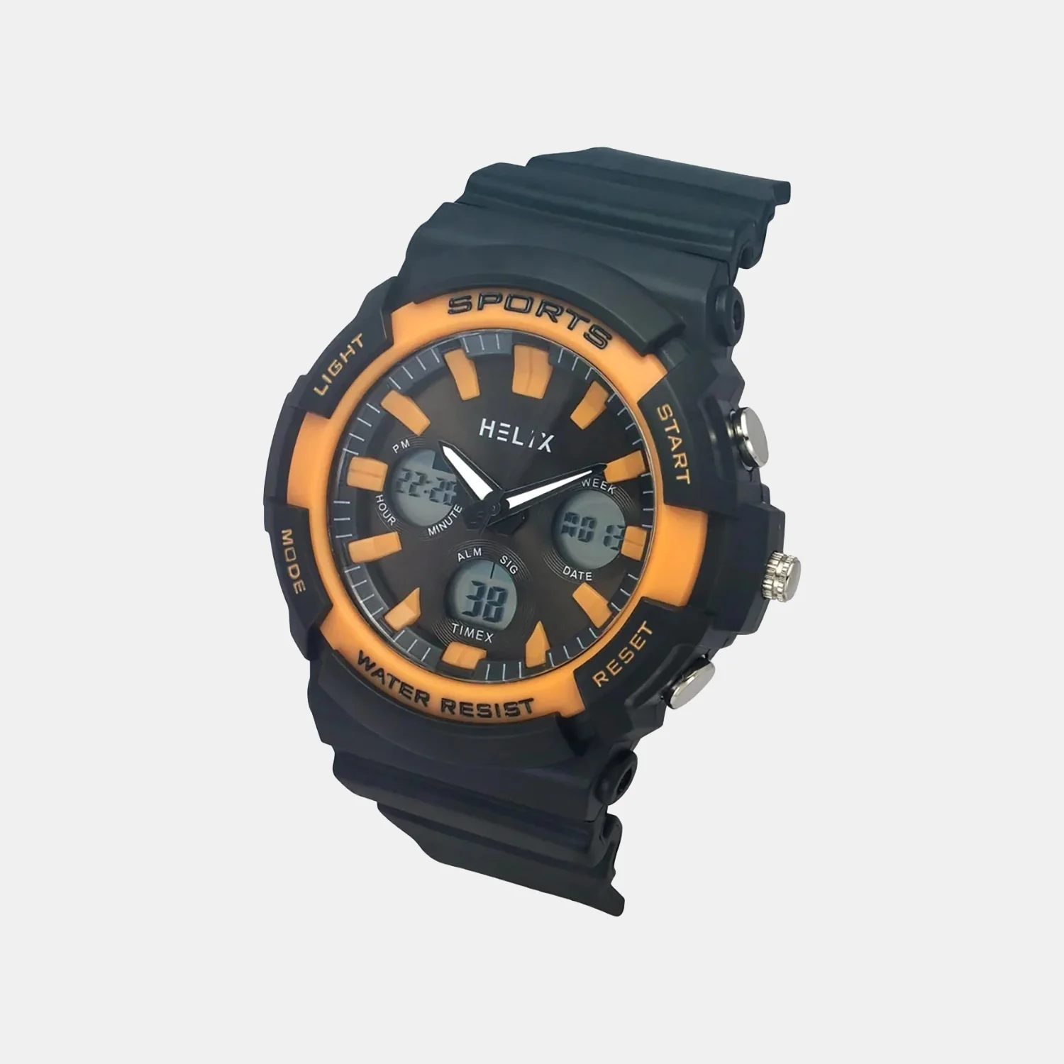 Men Quartz Black Dial Analog-Digital Resin Watch TWESK4501T - Image 2
