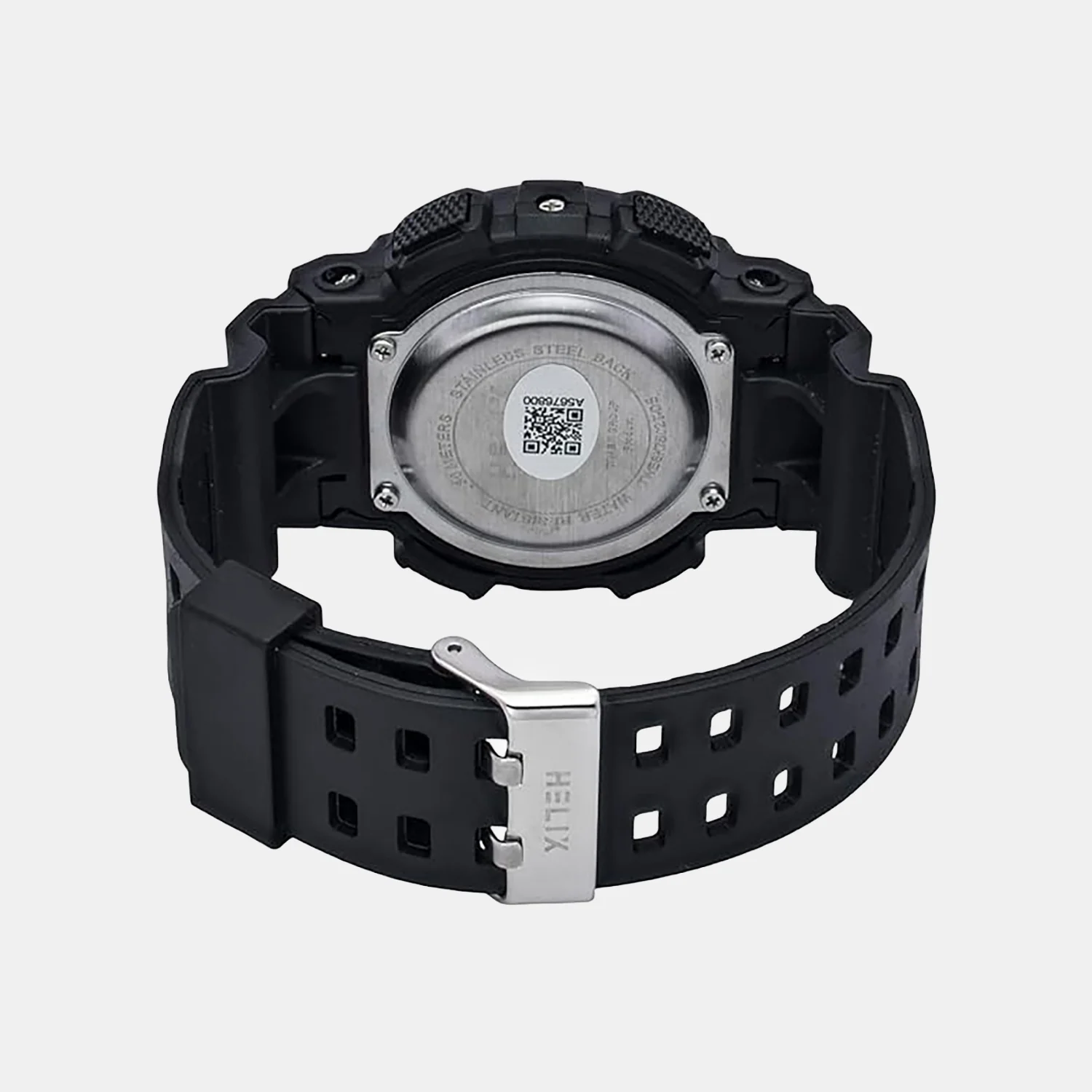 Men Quartz Black Dial Analog-Digital Silicone Watch TWESK7502T - Image 3