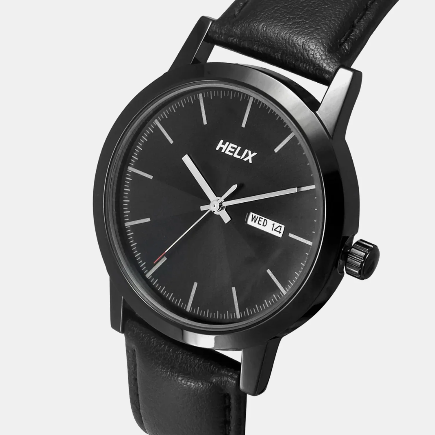 Men Quartz Black Dial Analog Leather Watch TW047HG03 - Image 2