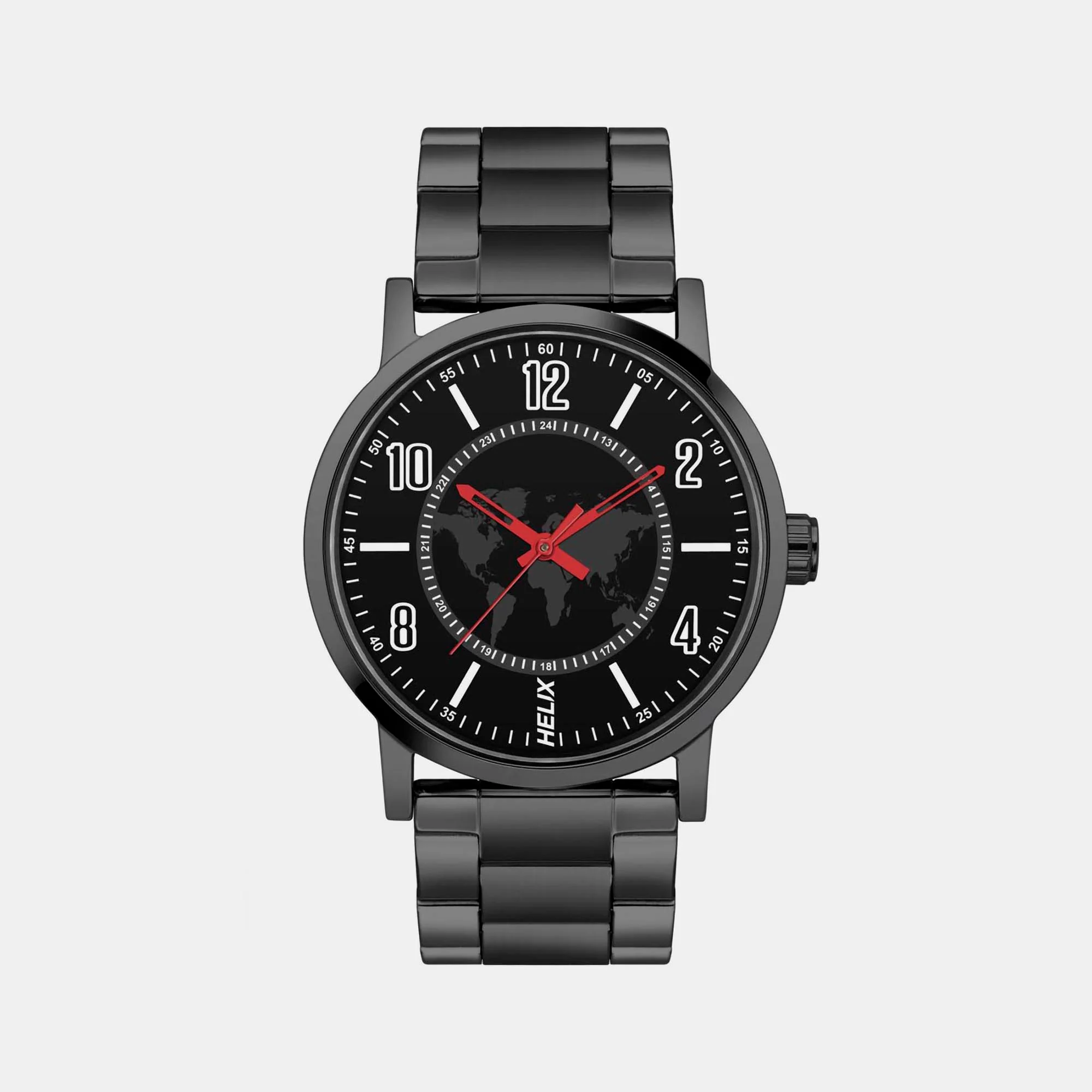 Men Quartz Black Dial Analog Stainless Steel Watch TW035HG12 - Image 2