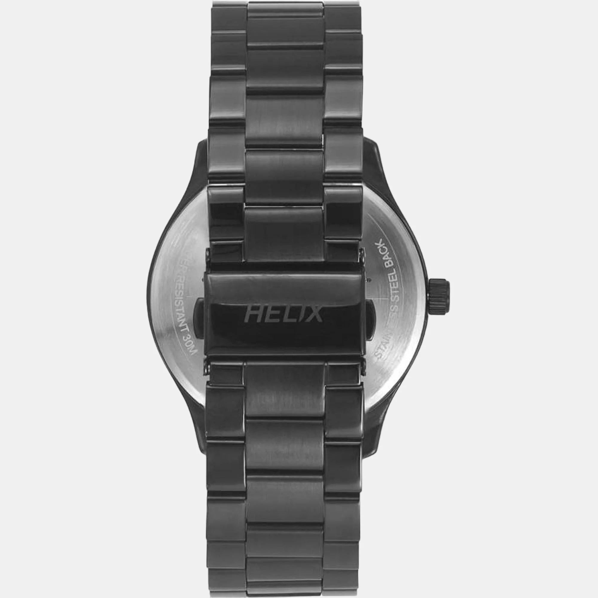Men Quartz Black Dial Multi-Function Stainless Steel Watch TW043HG18 - Image 3