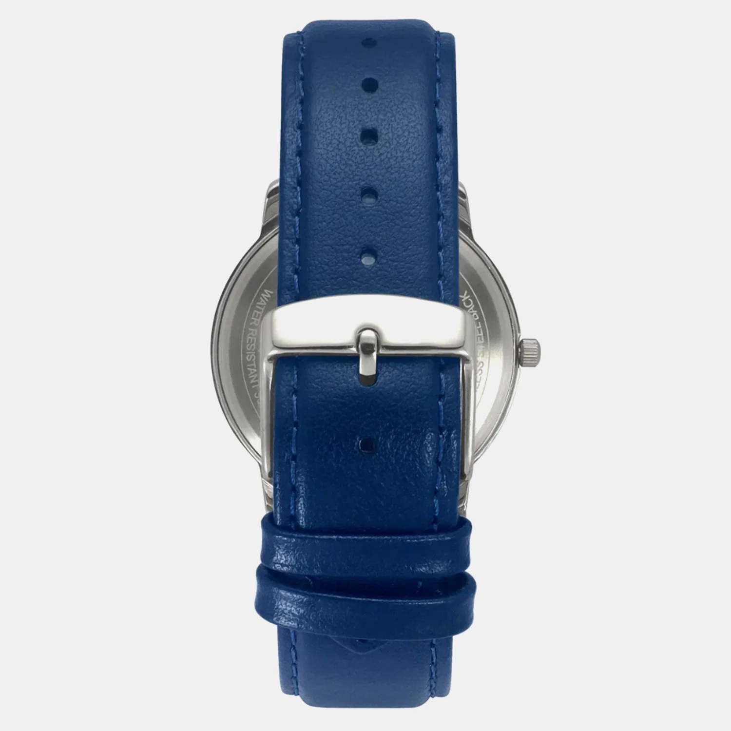 Men Quartz Blue Dial Analog Leather Watch TW039HG13 - Image 5