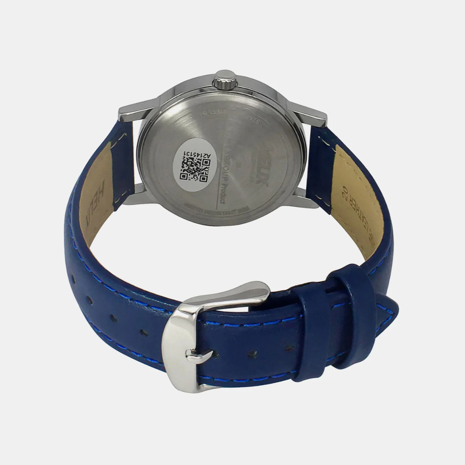 Men Quartz Blue Dial Analog Leather Watch TW047HG01 - Image 5