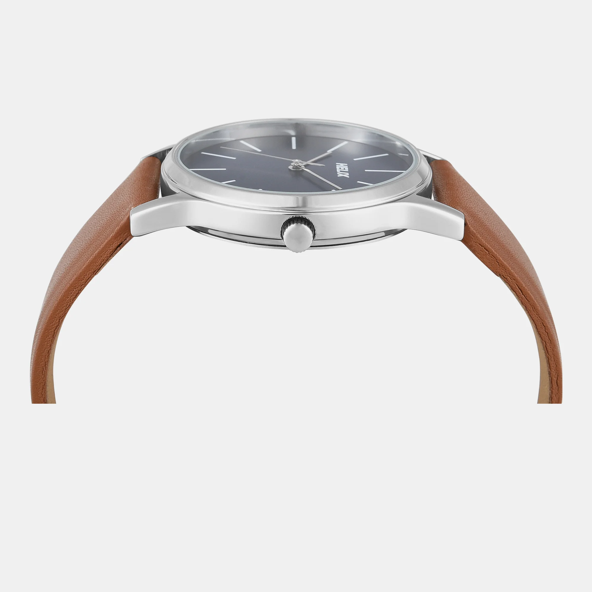 Men Quartz Blue Dial Analog Leather Watch TW054HG02 - Image 5