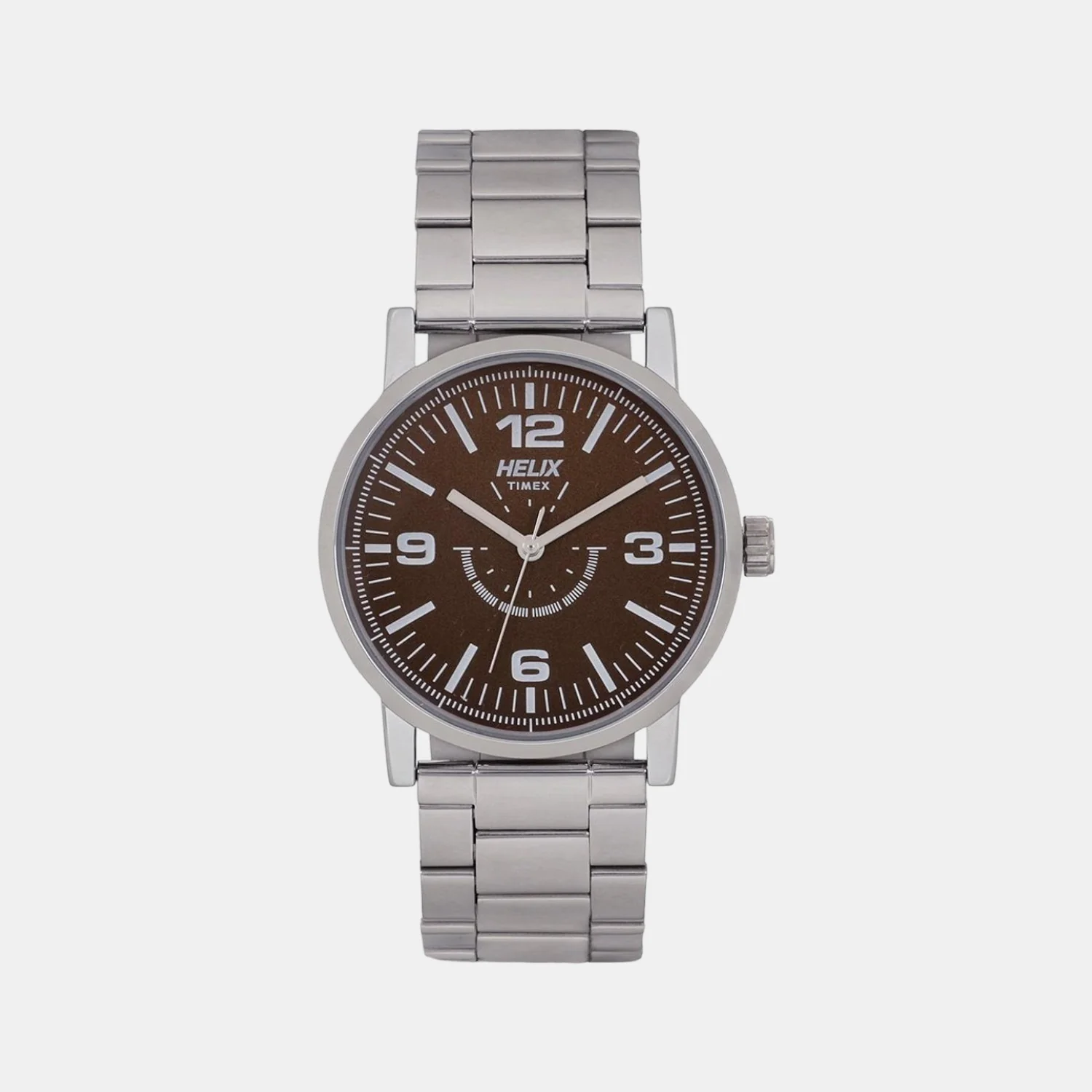 Men Quartz Brown Dial Analog Stainless Steel Watch TW035HG05