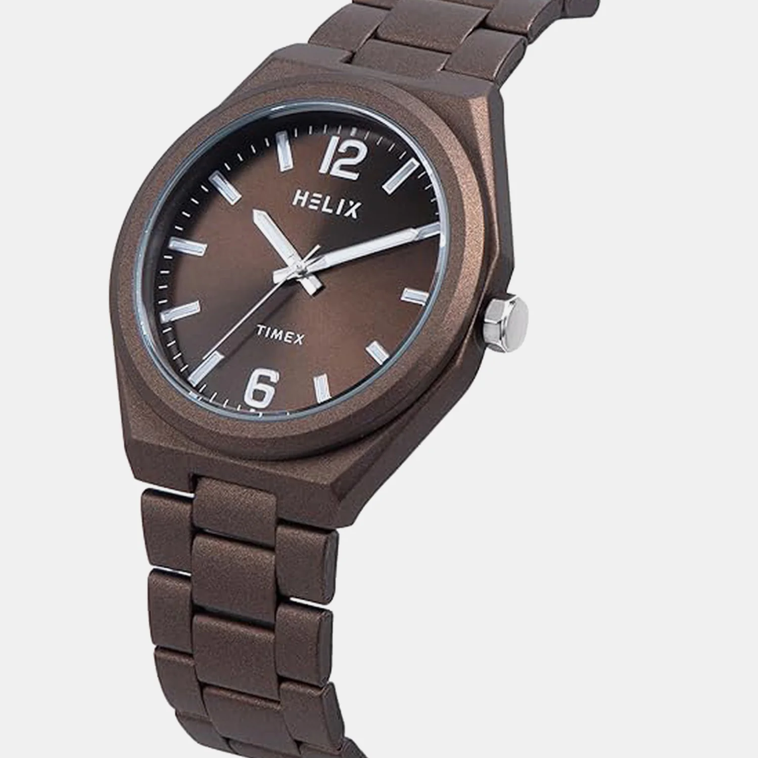 Men Quartz Brown Dial Analog Stainless Steel Watch TW066HG02T - Image 2