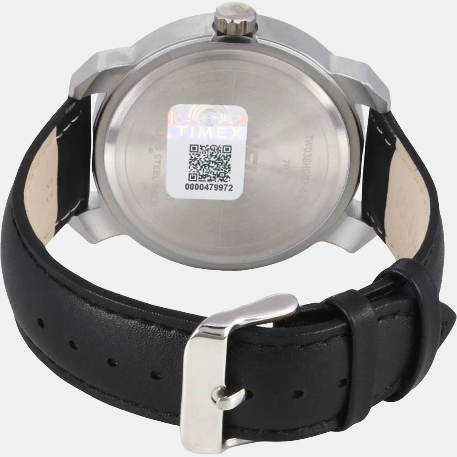 Men Quartz Grey Dial Analog Leather Watch TW036HG02 - Image 2