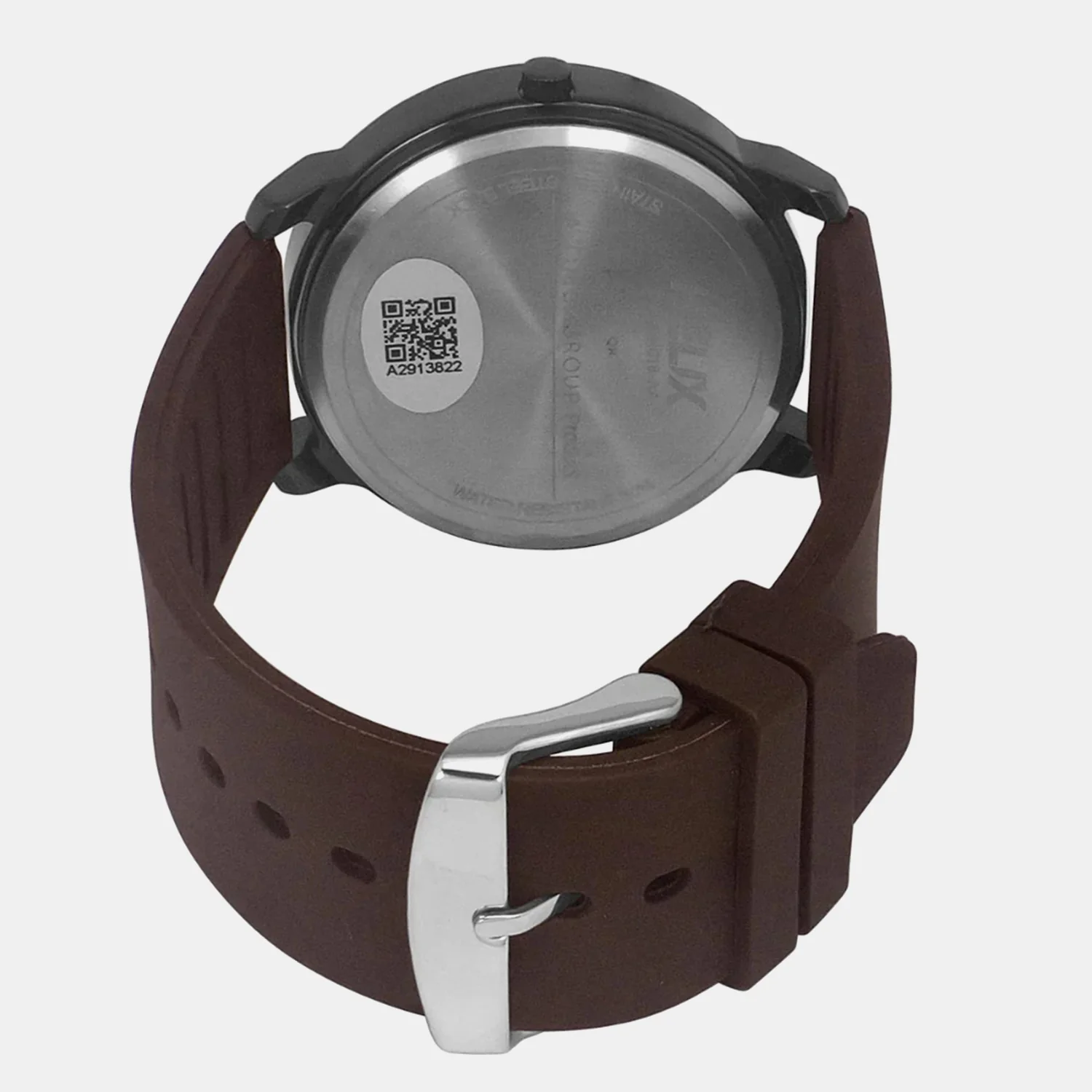 Men Quartz Grey Dial Analog Silicone Watch TW039HG18 - Image 3