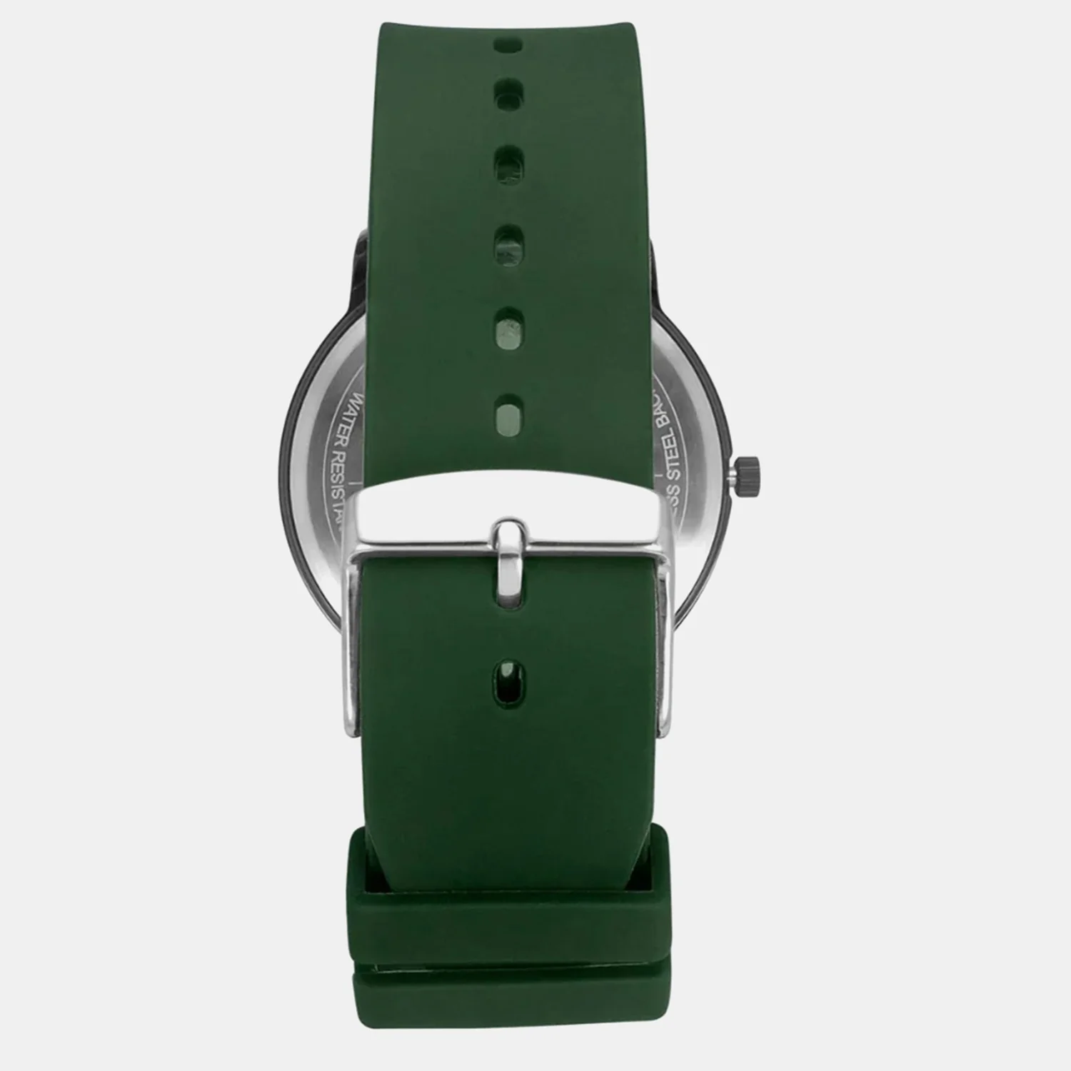 Men Quartz Grey Dial Analog Silicone Watch TW039HG19 - Image 3