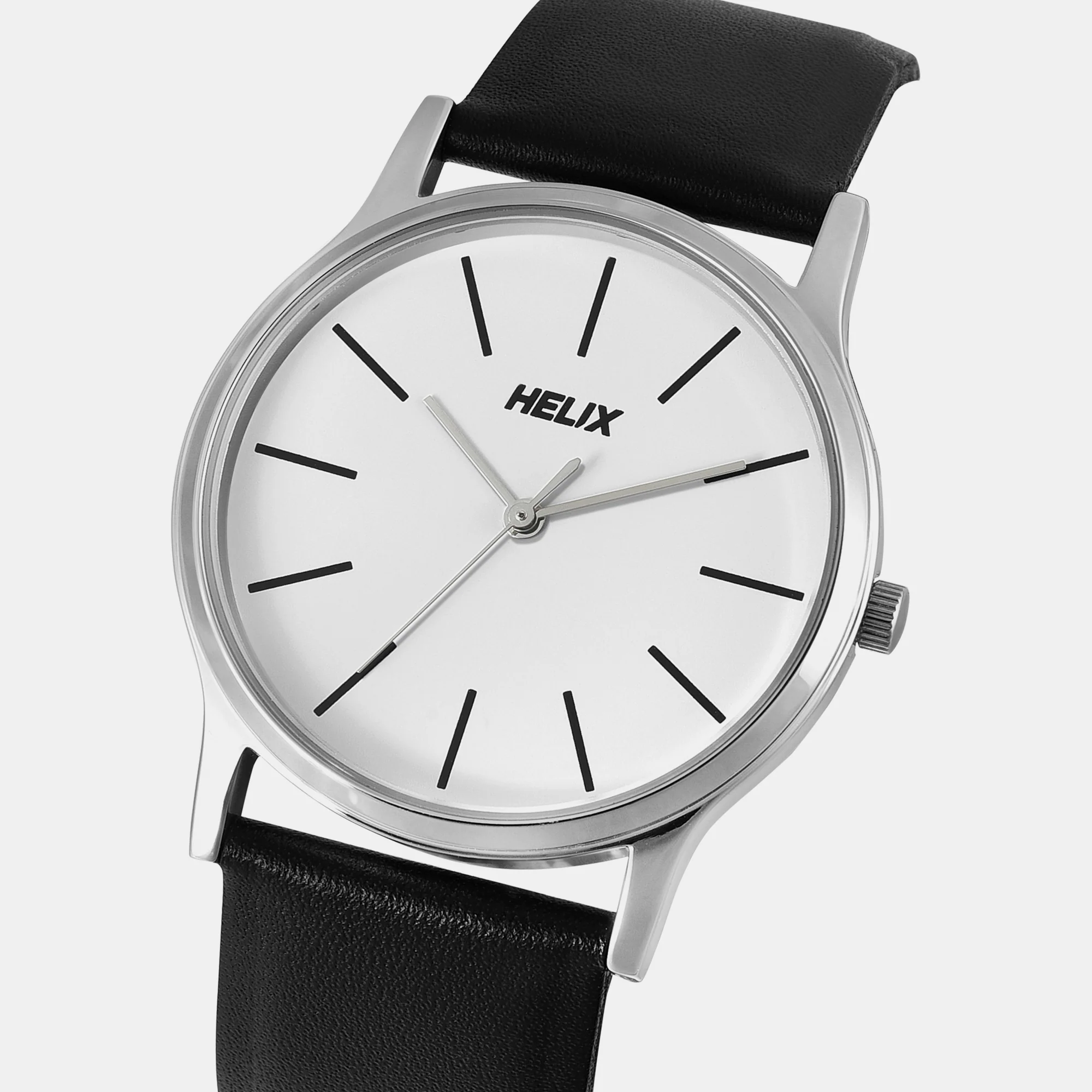 Men Quartz White Dial Analog Leather Watch TW054HG00 - Image 3