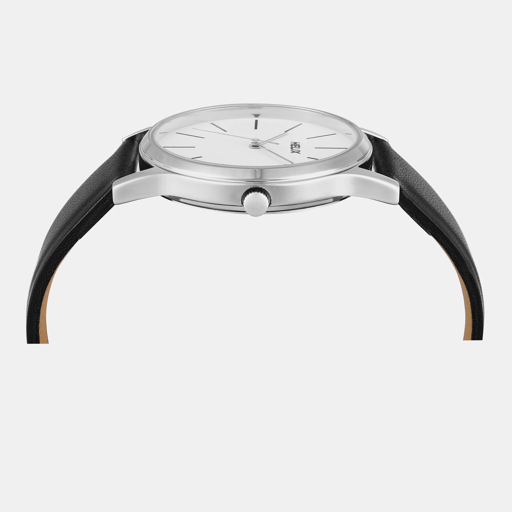 Men Quartz White Dial Analog Leather Watch TW054HG00 - Image 5