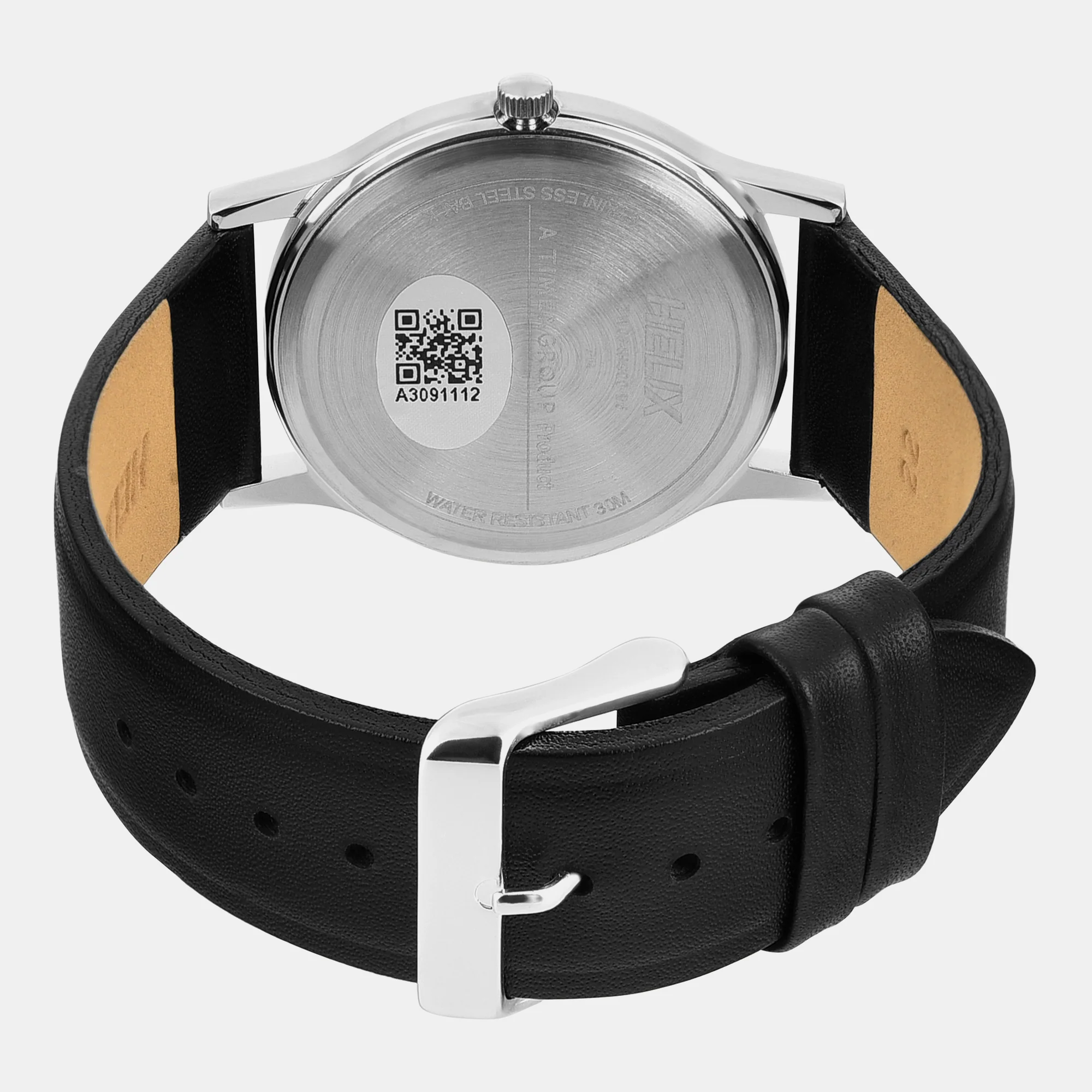 Men Quartz White Dial Analog Leather Watch TW054HG00 - Image 6