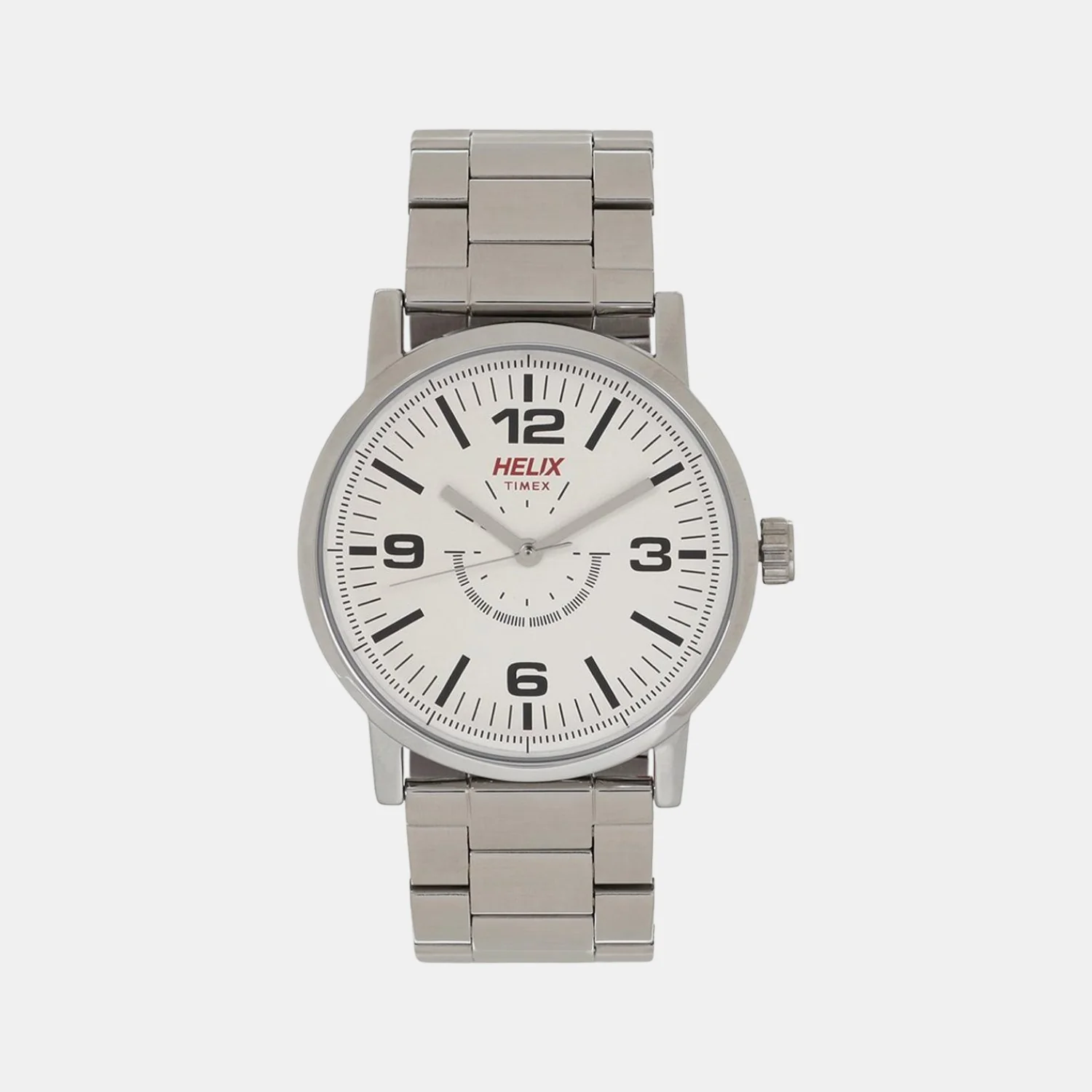 Men Quartz White Dial Analog Stainless Steel Watch TW035HG03