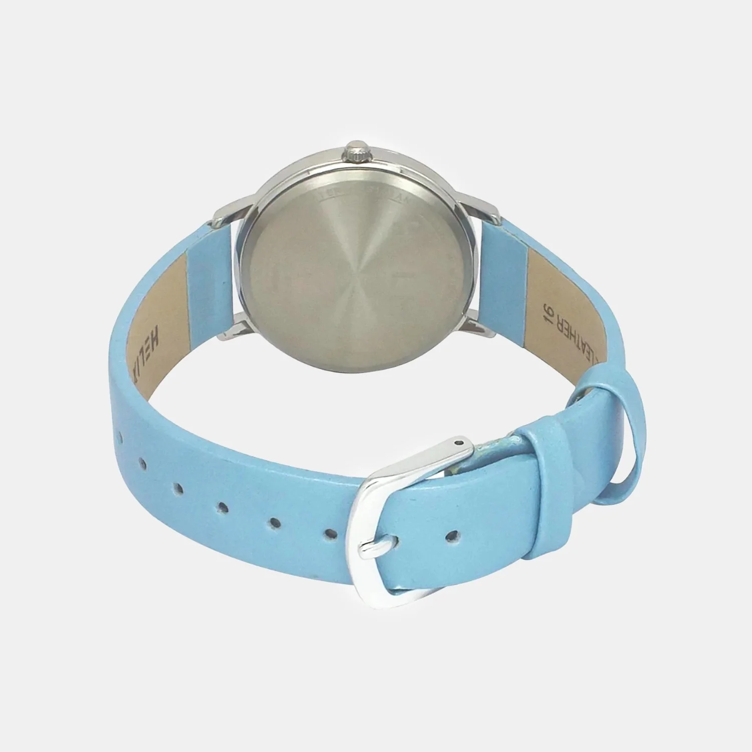 Women Quartz Blue Dial Analog Leather Watch TW056HL05T - Image 5