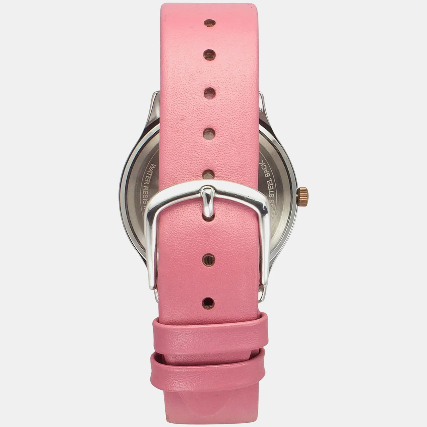 Women Quartz Pink Dial Analog Leather Watch TW053HL04 - Image 6