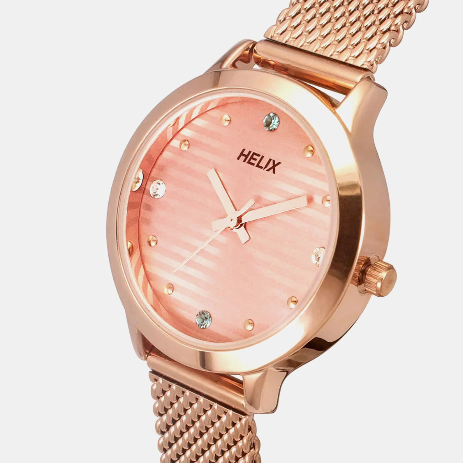 Women Quartz Pink Dial Analog Stainless Steel Watch TW022HL23 - Image 2