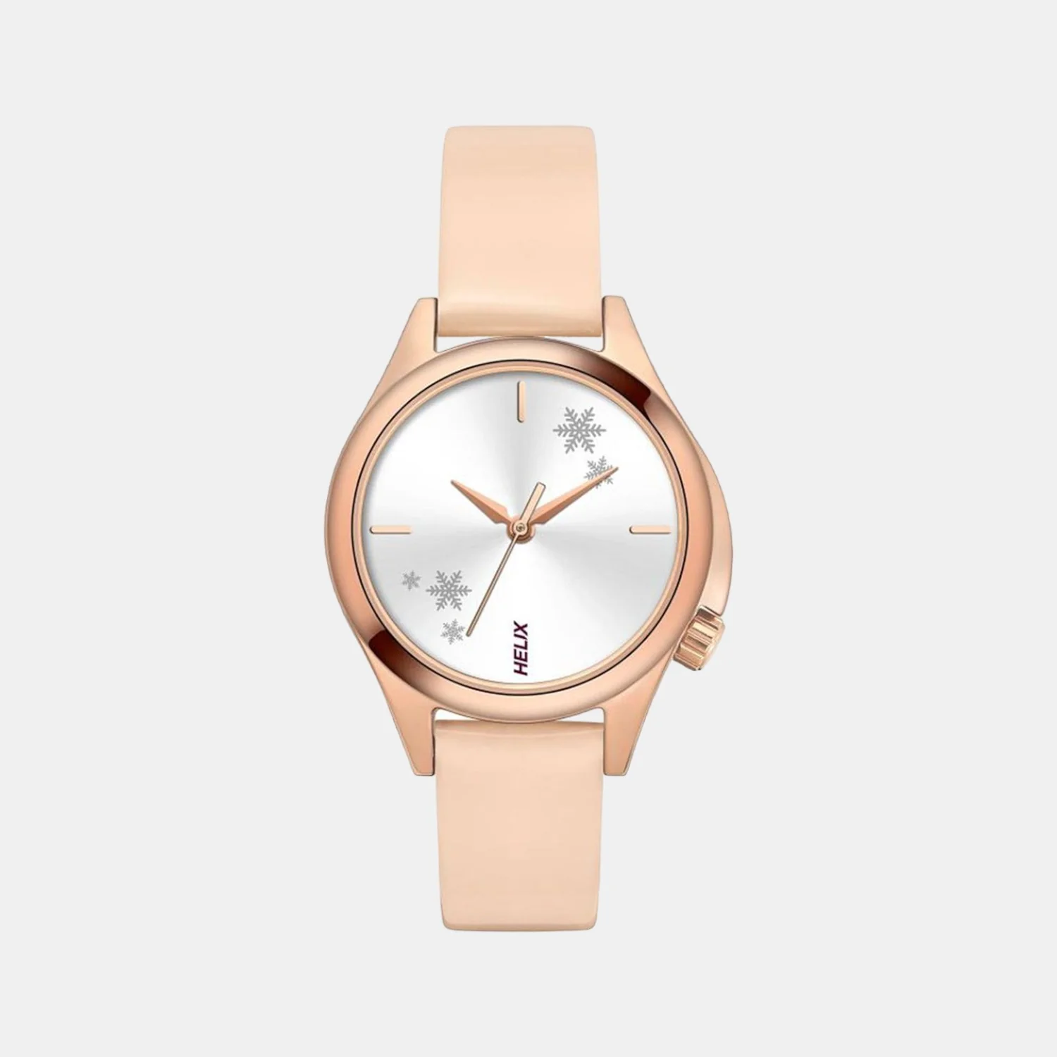 Women Quartz Silver Dial Analog Leather Watch TW037HL14