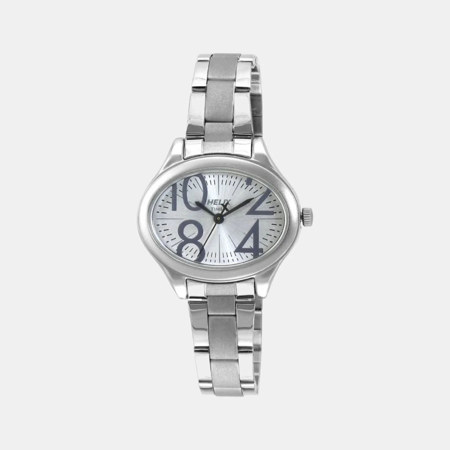 Women Quartz Silver Dial Analog Stainless Steel Watch TW029HL15