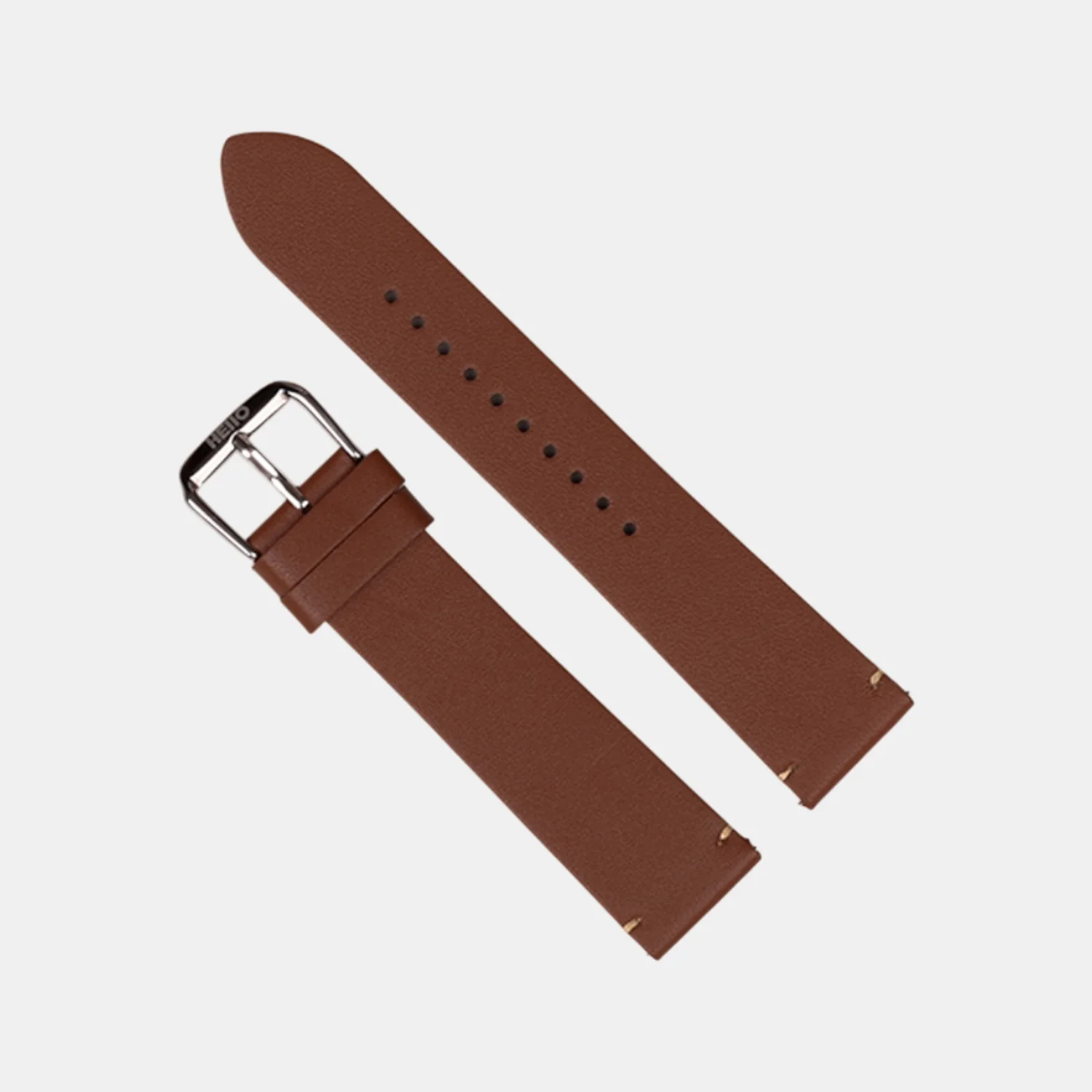 Men Sheep Nappa Leather Strap INTRO 2.0 DS- GINGERBREAD 18 MM