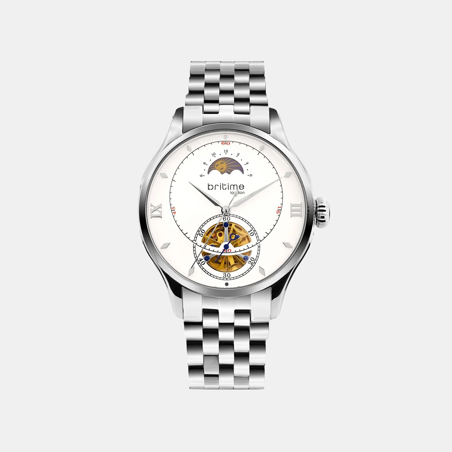 Horizon Men Automatic Silver Dial Analog Metal Watch 479-M10201