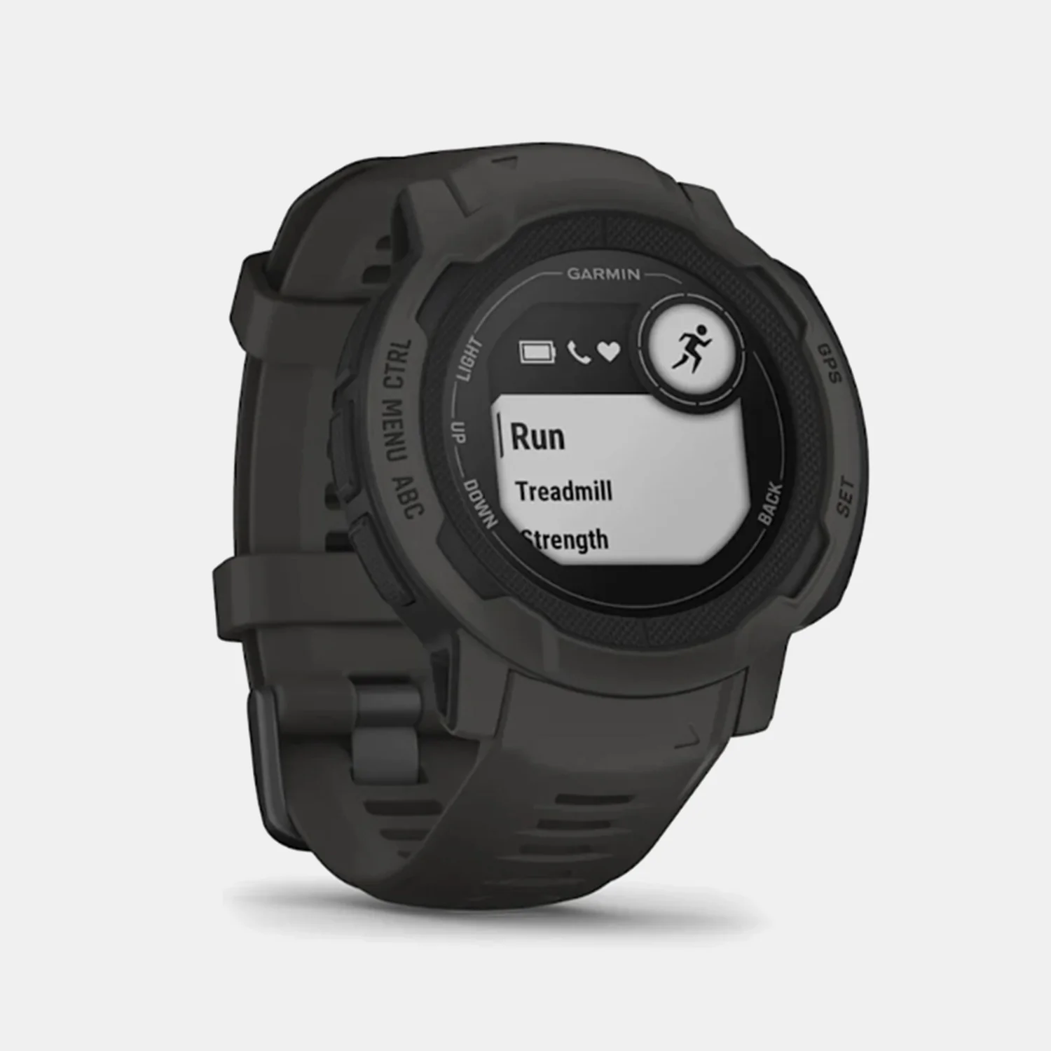 Instinct 2 Unisex Black Dial Digital Silicone Watch 010-02627-00 - Image 3