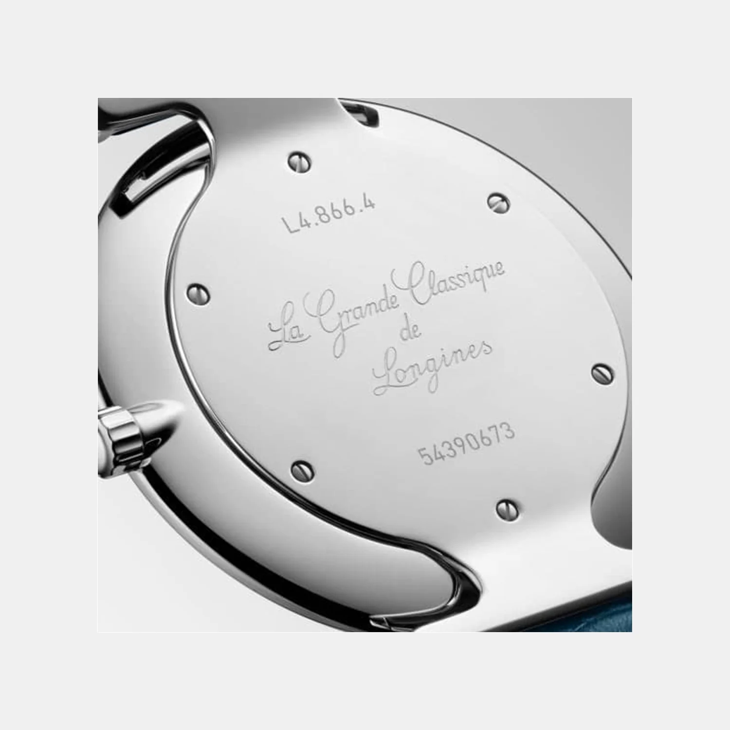 La Grande Classique De Women Quartz Blue Dial Analog Leather Watch L48664942 - Image 5
