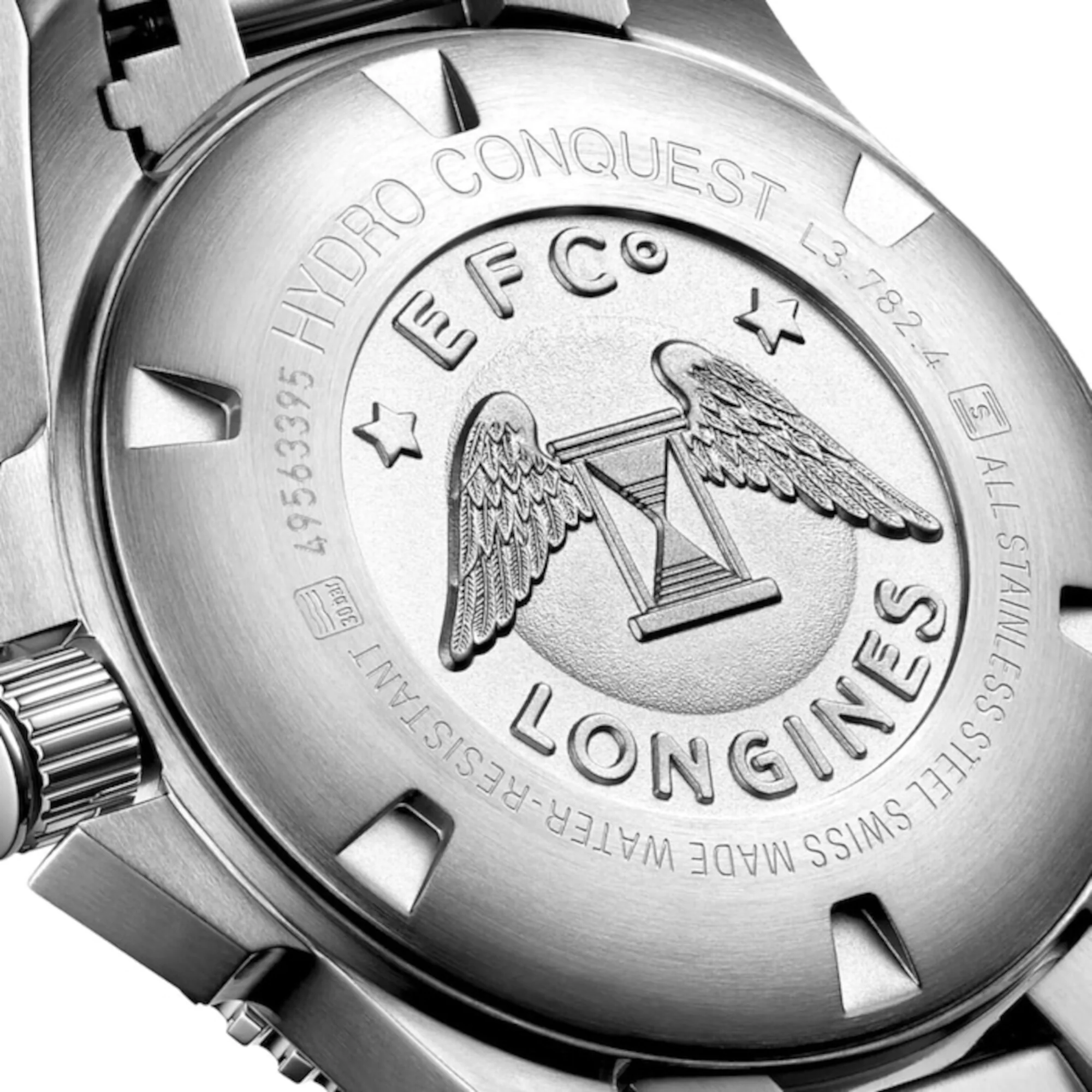 Men Automatic Blue Dial Analog Stainless Steel Watch L37824966 - Image 3
