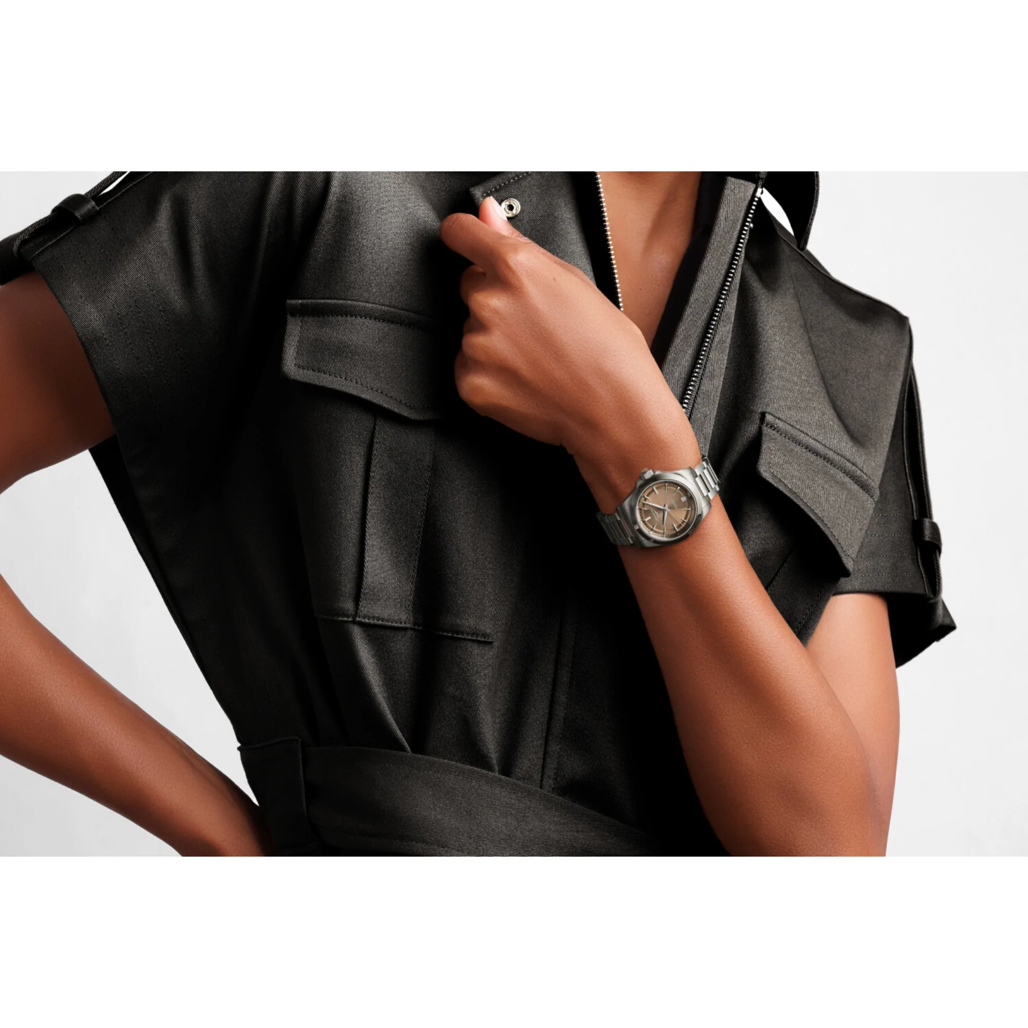Women Automatic Brown Dial Analog Stainless Steel Watch L34304626 - Image 4