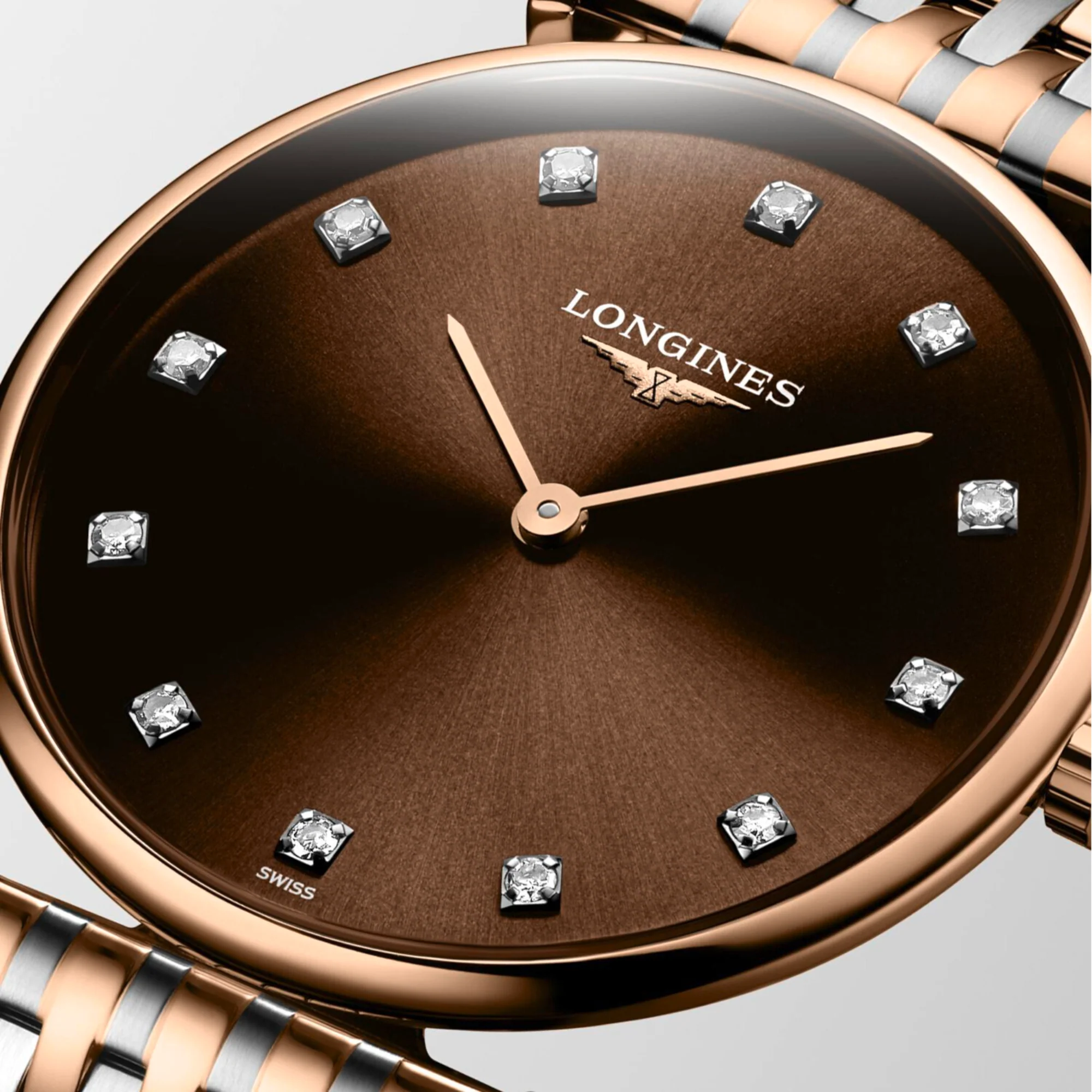 Women Quartz Brown Dial Analog Stainless Steel Watch L45121677 - Image 6
