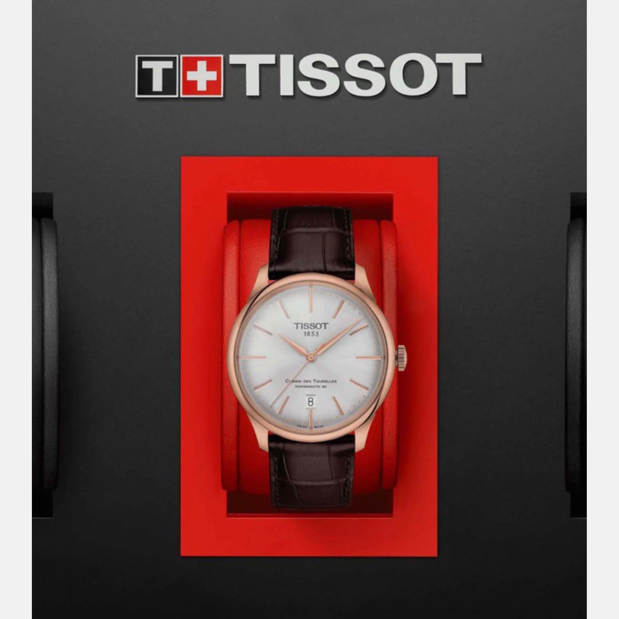 Chemin Des Tourelles Men Automatic Leather Watch T1398073603100 - Image 6