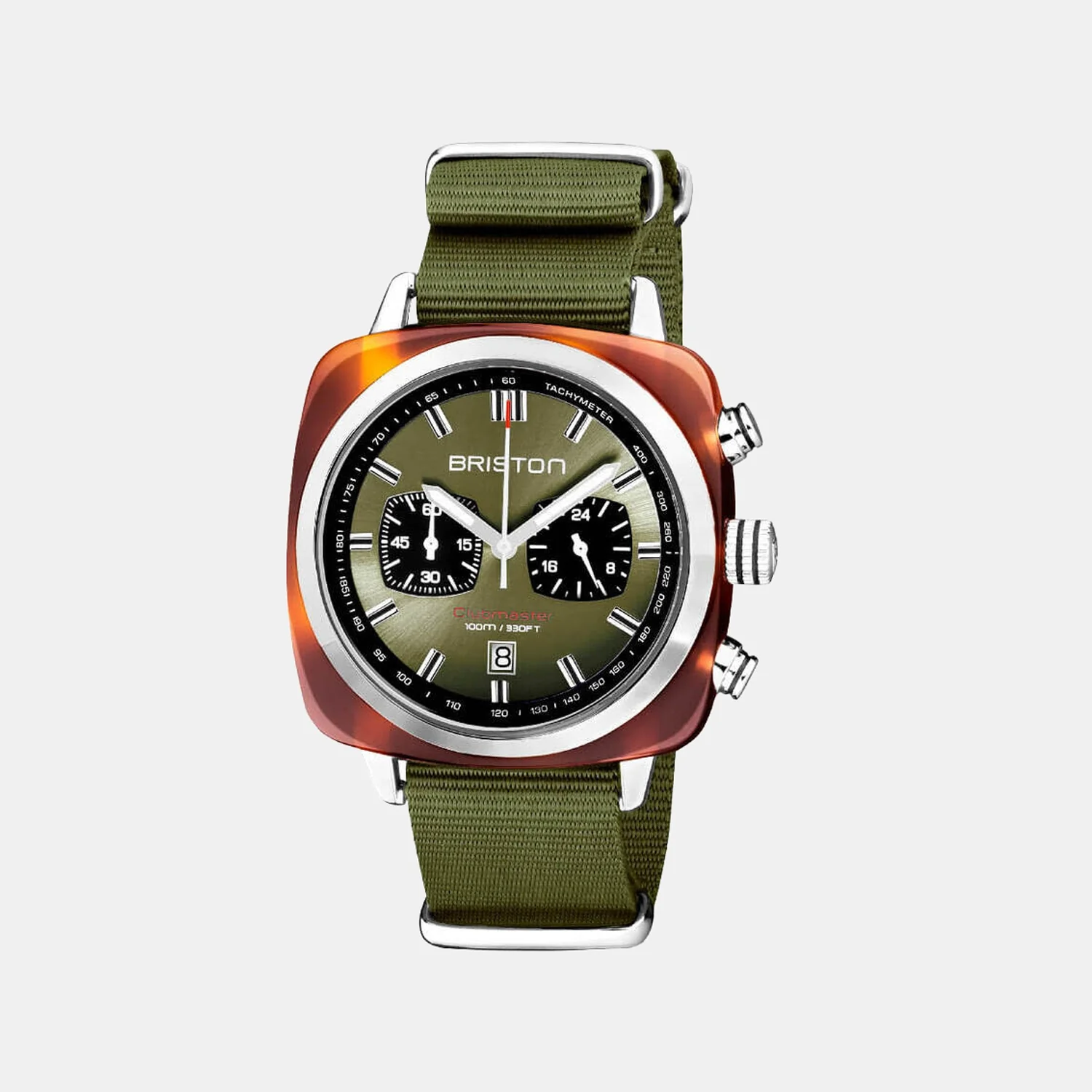 Men Quartz Olive Green Dial Analog NATO Watch 20142.SA.TS.26.NOL