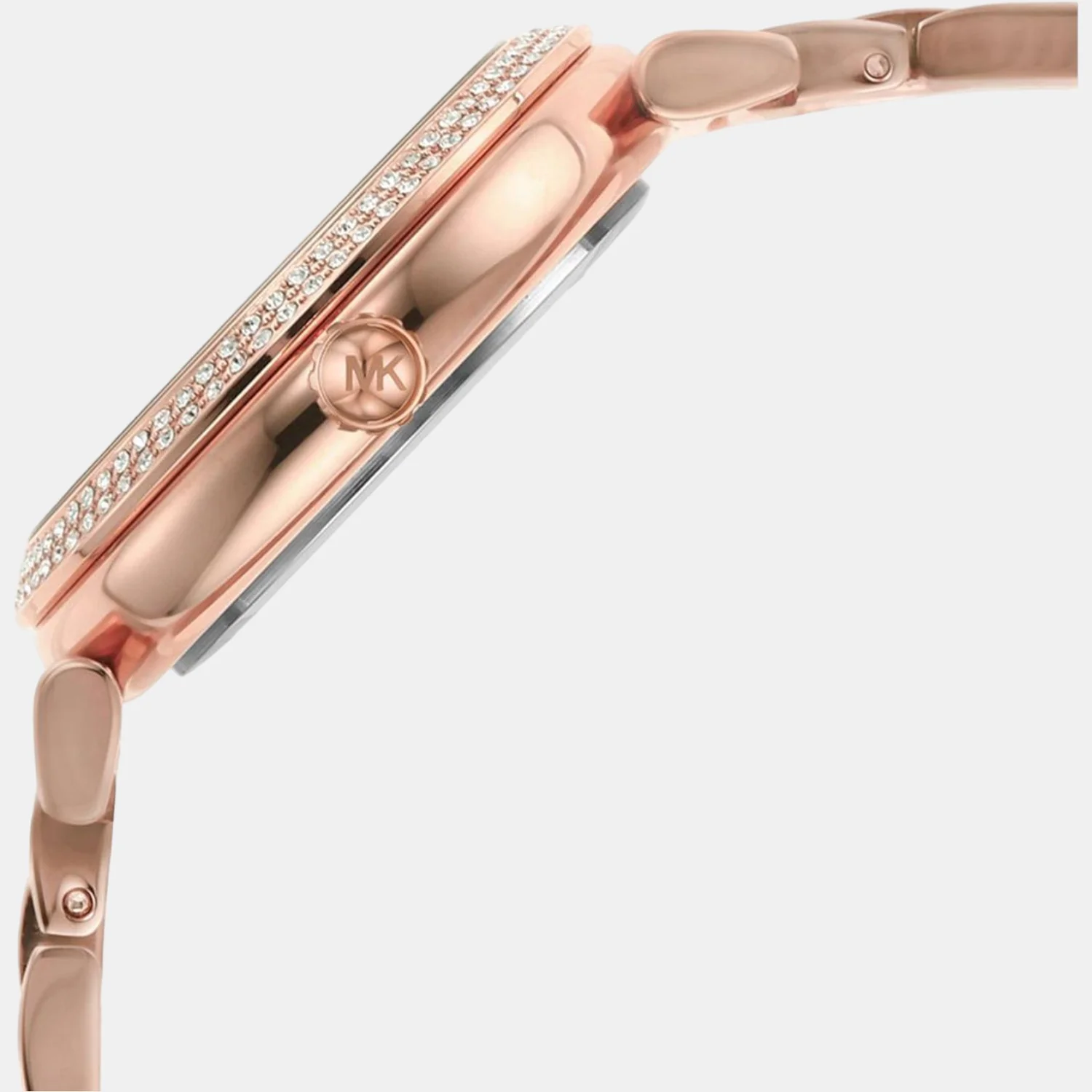 Abbey Women Quartz Pink Dial Analog Stainless Steel Watch MK4617 - Image 2