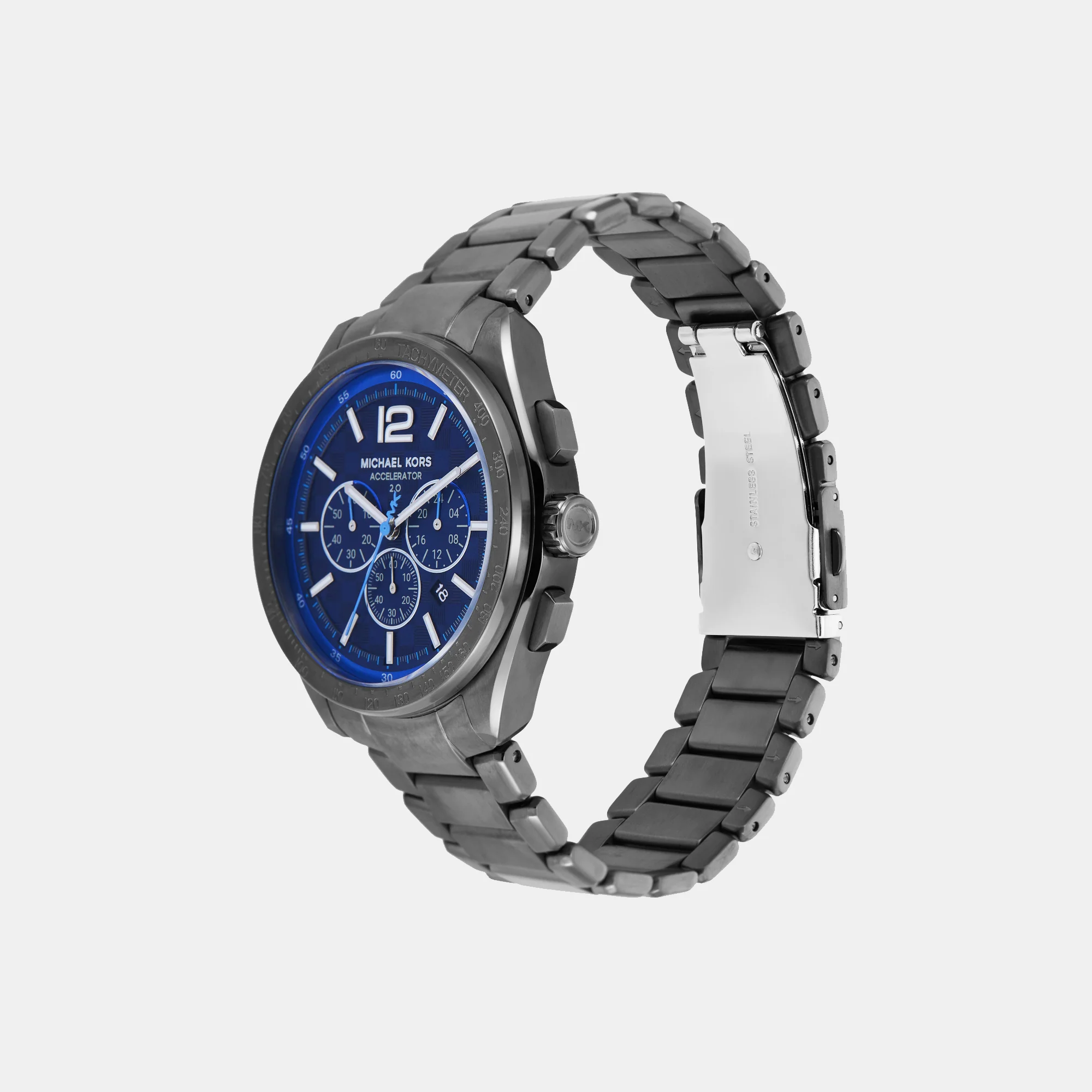 Accelerator 2.0 Men Quartz Blue Dial Chronograph Stainless Steel Watch MK9178 - Image 4