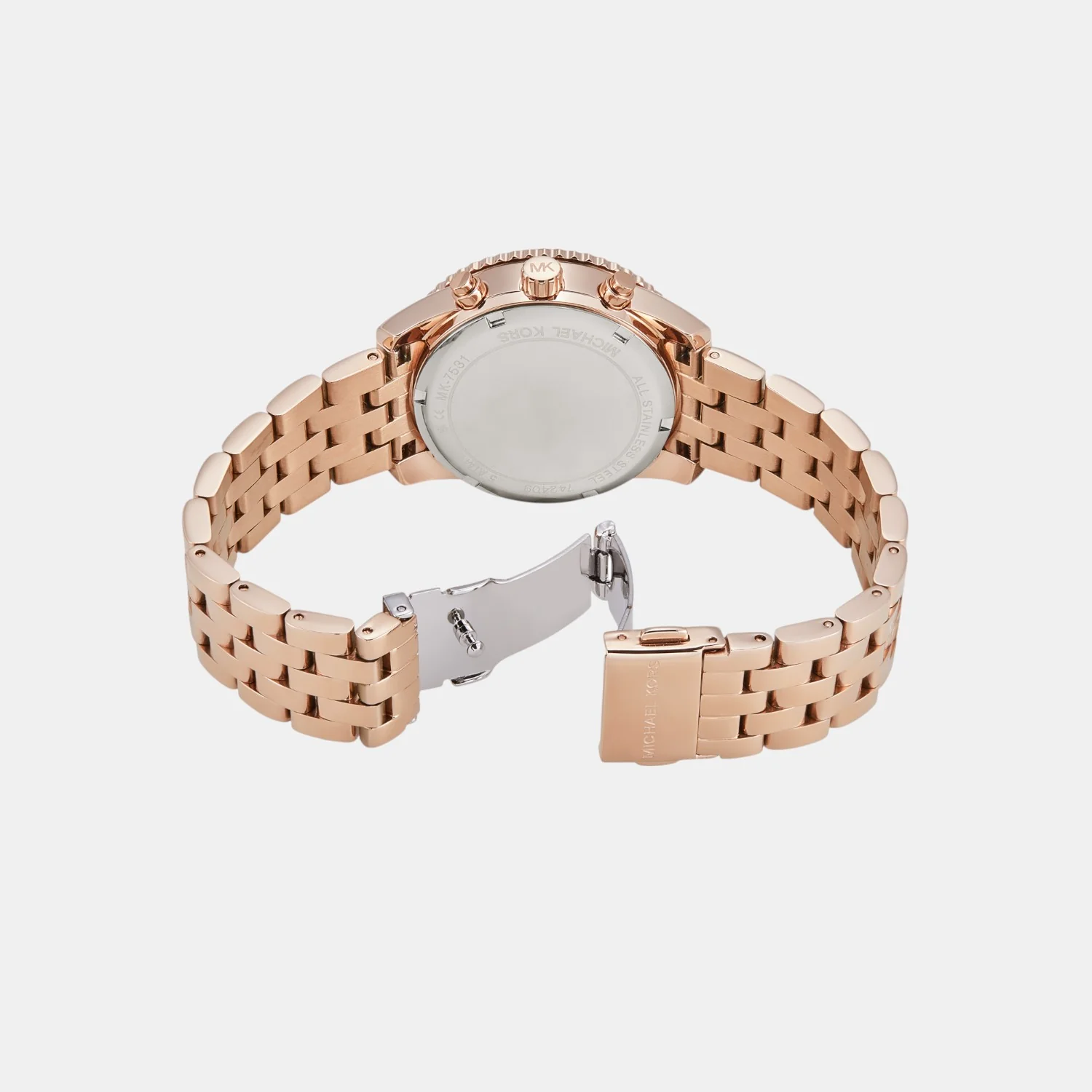 Bryant Women Quartz Rose Gold Dial Chronograph Stainless Steel Watch MK7531 - Image 6