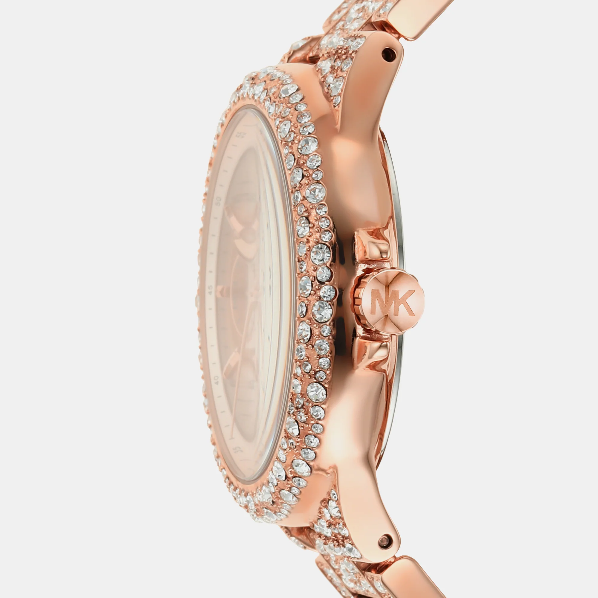 Camille Women Quartz Rose Gold Dial Chronograph Stainless Steel Watch MK6961 - Image 4