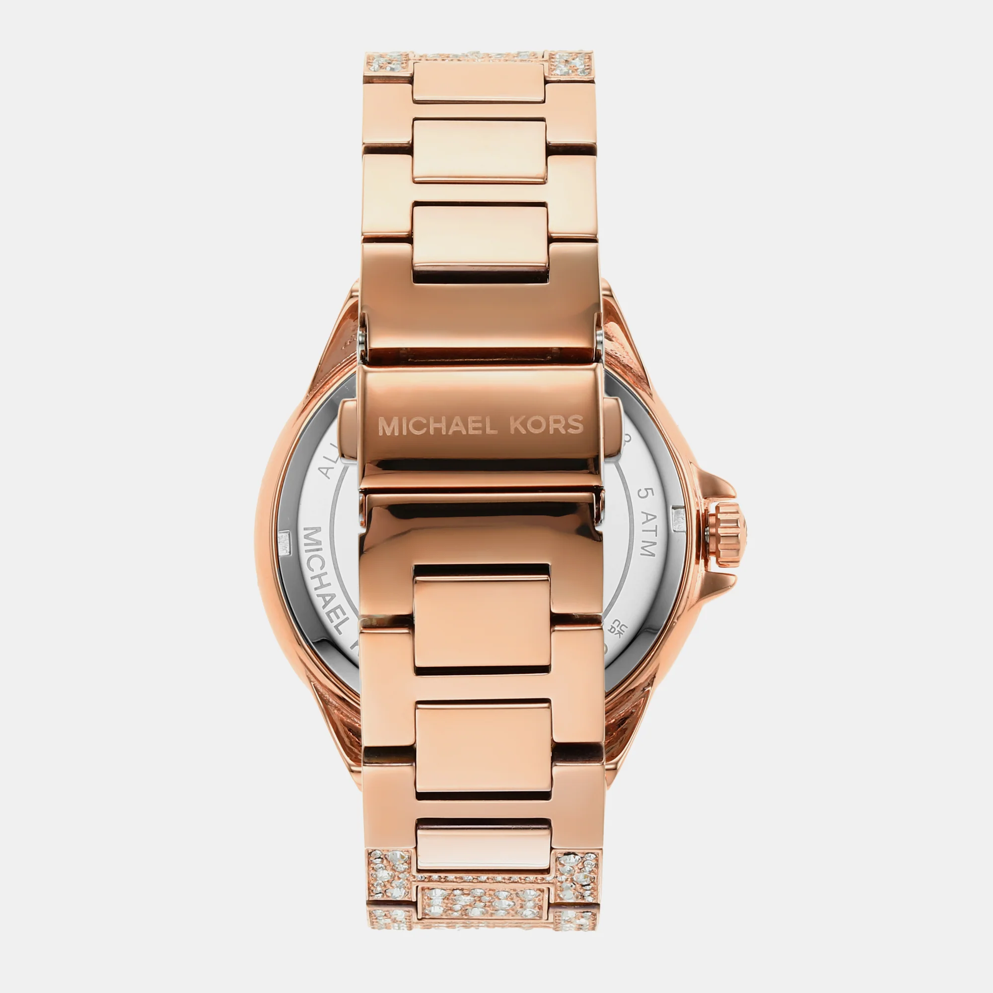 Camille Women Quartz Rose Gold Dial Chronograph Stainless Steel Watch MK6961 - Image 6