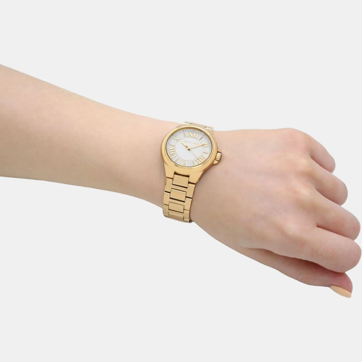 Camille Women Quartz White Dial Analog Stainless Steel Watch MK7255 - Image 8