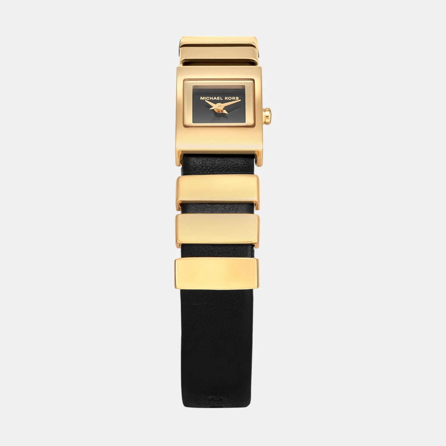 Darrington Women Quartz Black Dial Analog Leather Watch MK4887 - Image 3