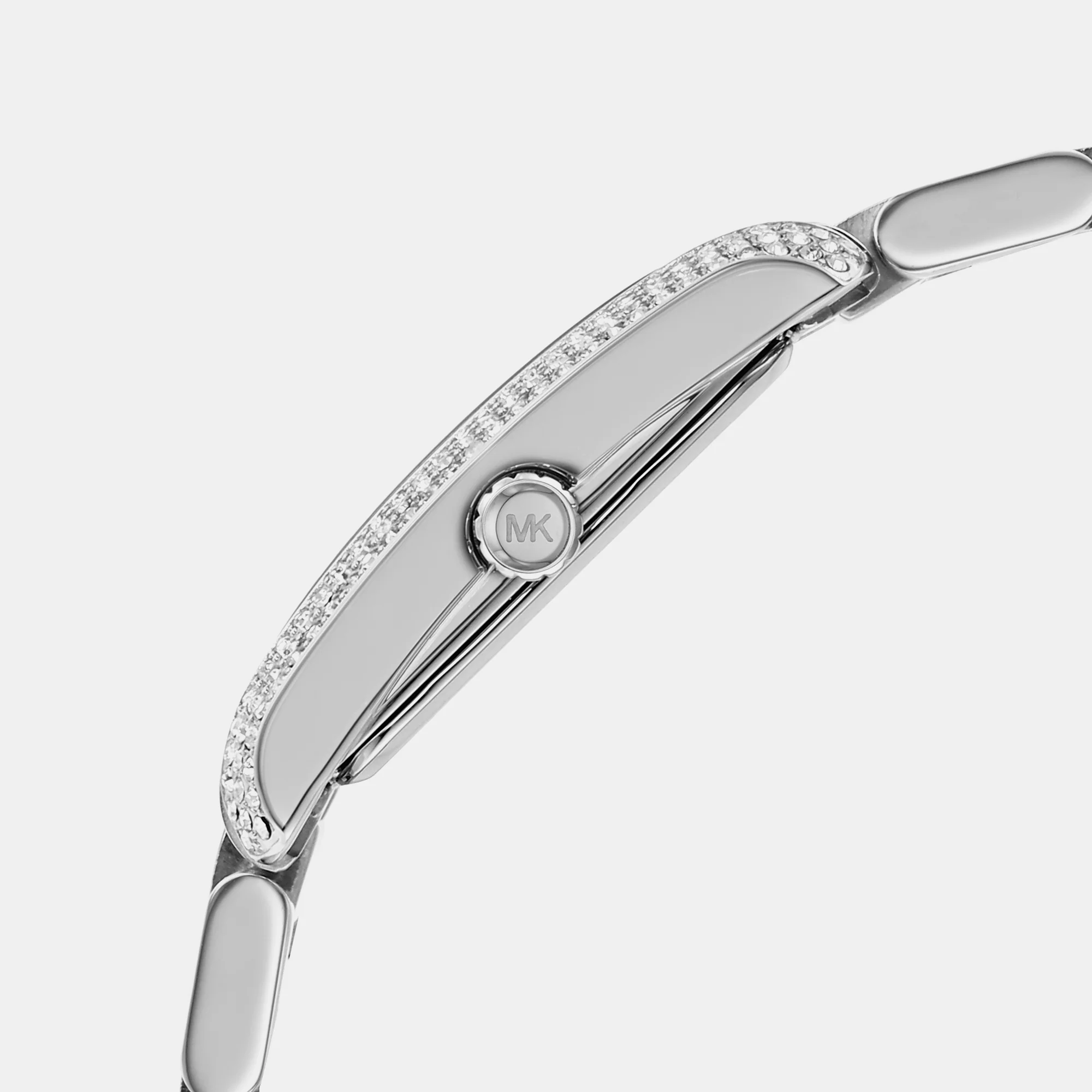 Emery Women Quartz White Dial Analog Stainless Steel Watch MK4648 - Image 2